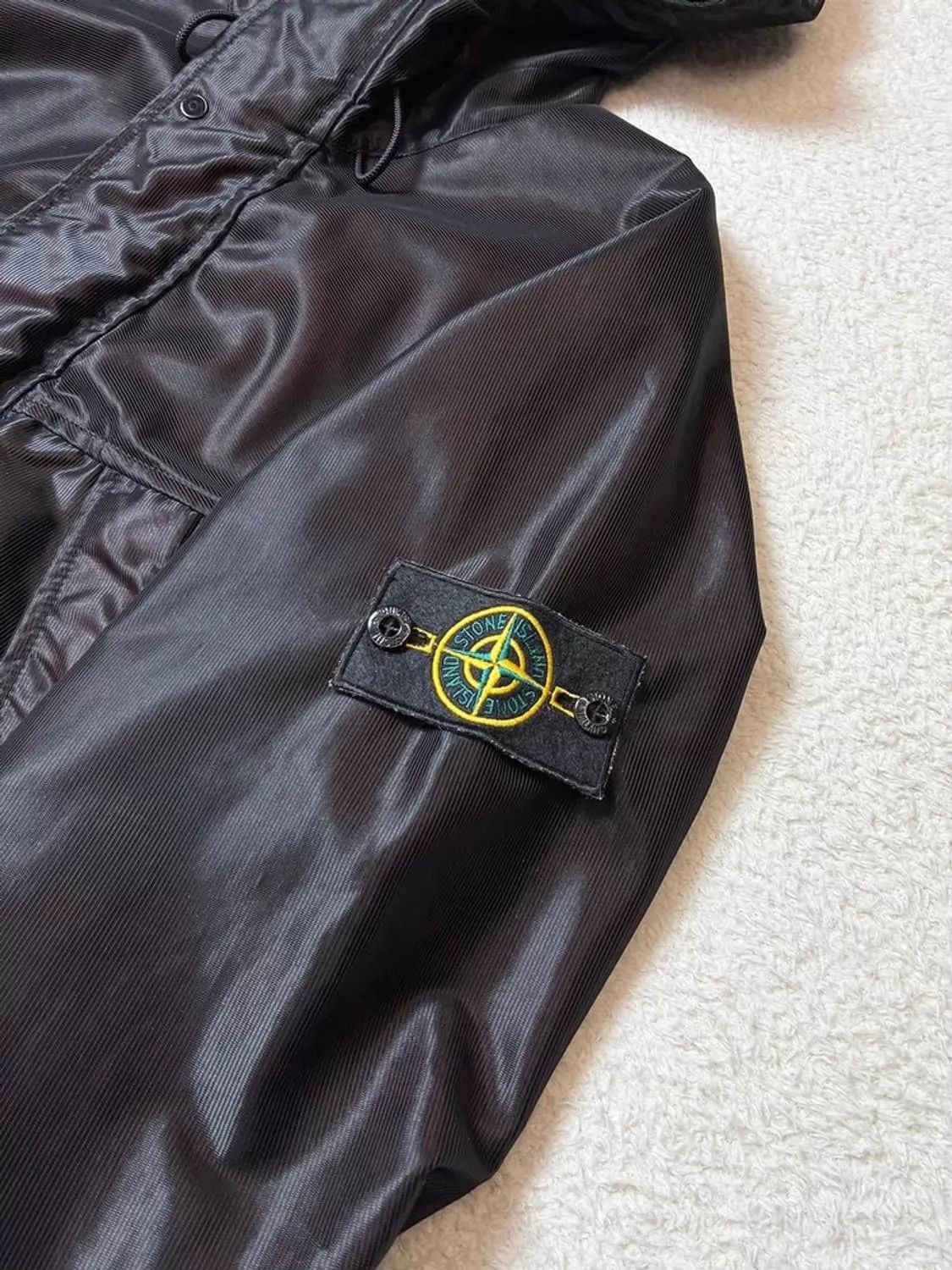 Stone Island Black Hooded Light Jacket Size M Size US M / EU 48-50 / 2 - 3 Thumbnail