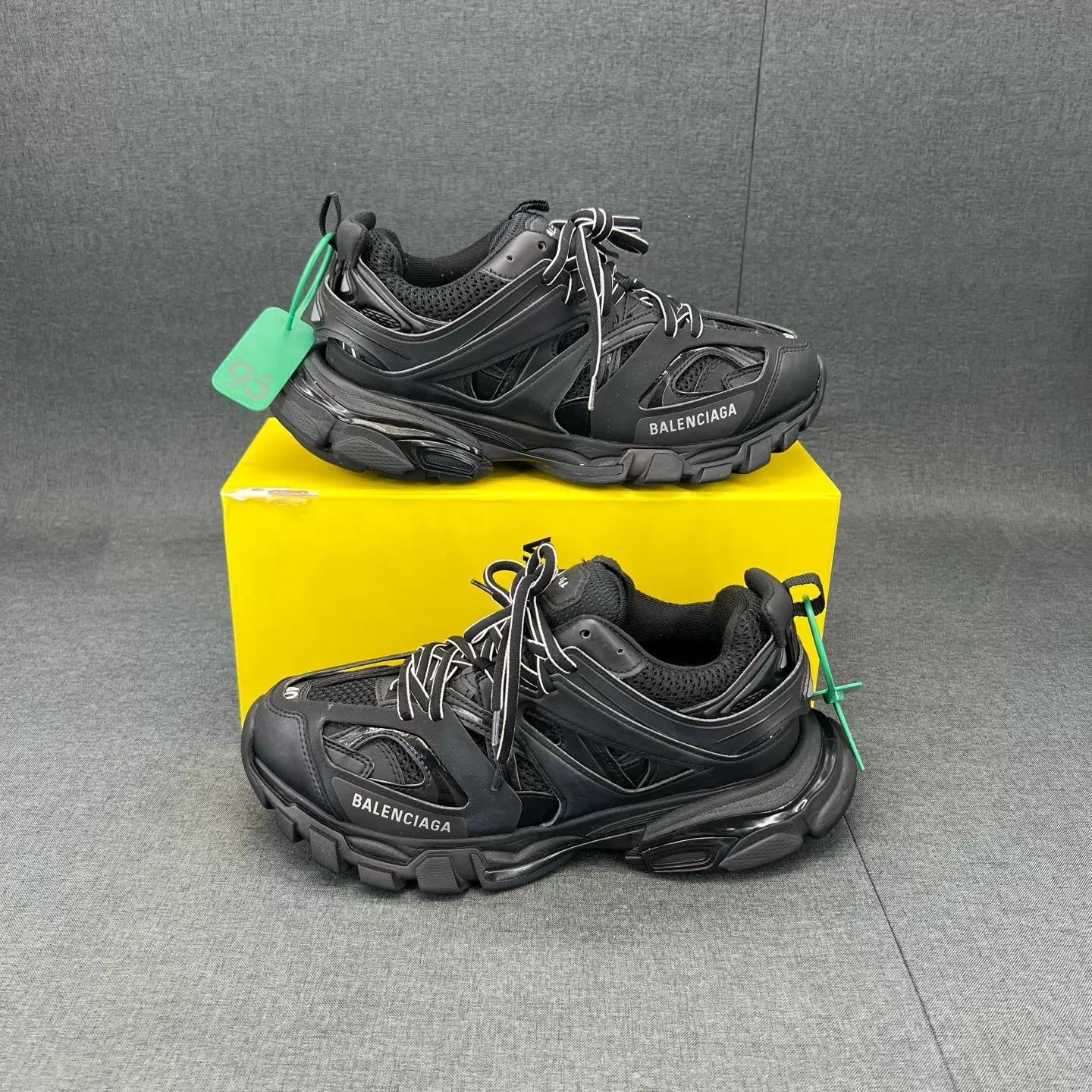 Balenciaga Black High-Top Sneakers with Chunky Sole Size US 7 / EU 40 - 2 Thumbnail