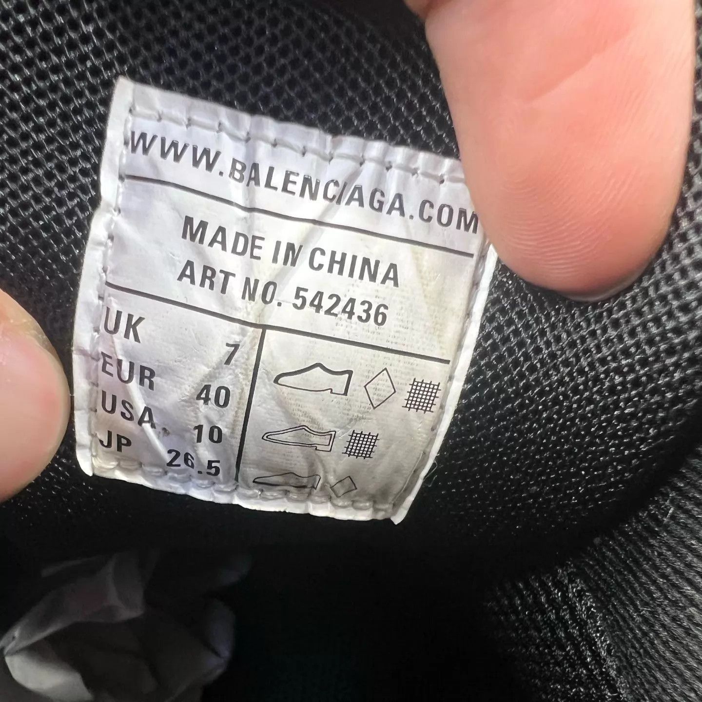 Balenciaga Black High-Top Sneakers with Chunky Sole Size US 7 / EU 40 - 4 Thumbnail