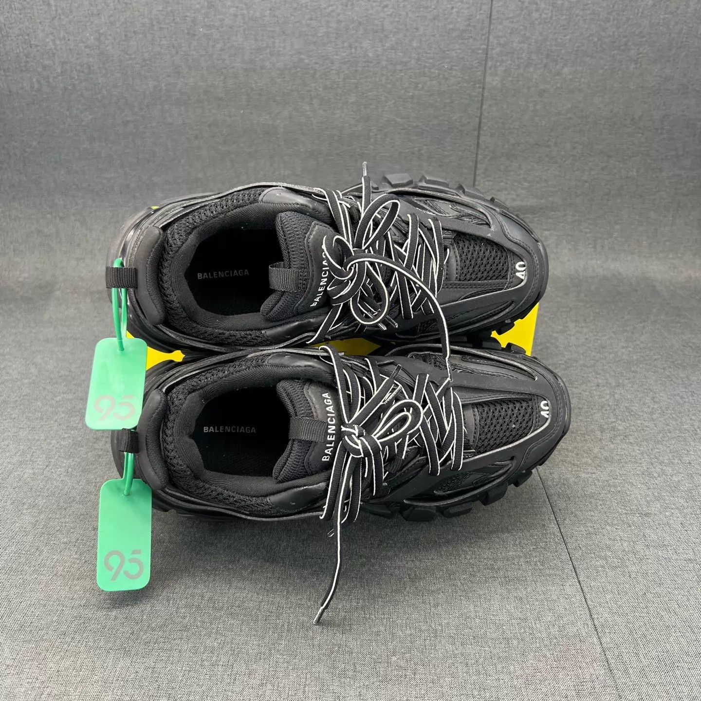 Balenciaga Black High-Top Sneakers with Chunky Sole Size US 7 / EU 40 - 3 Thumbnail