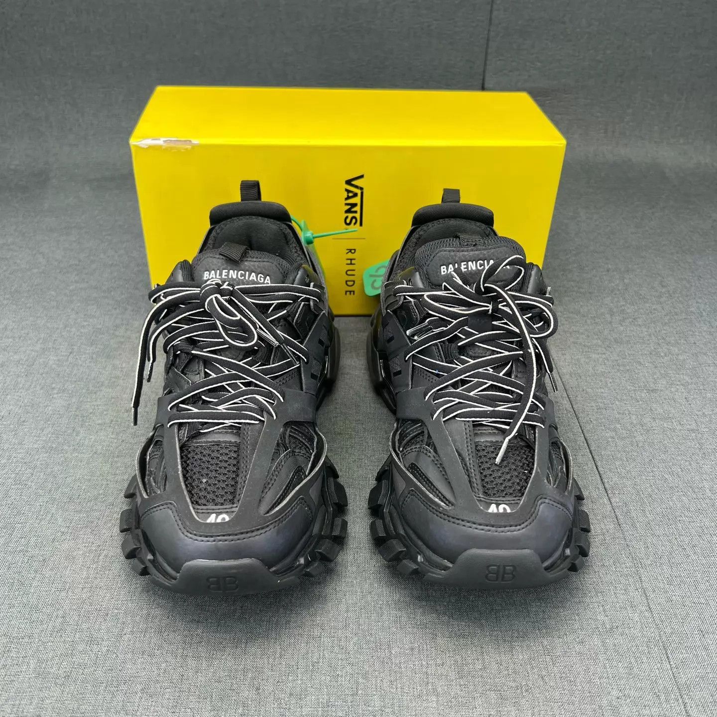 Balenciaga Black High-Top Sneakers with Chunky Sole Size US 7 / EU 40 - 8 Thumbnail