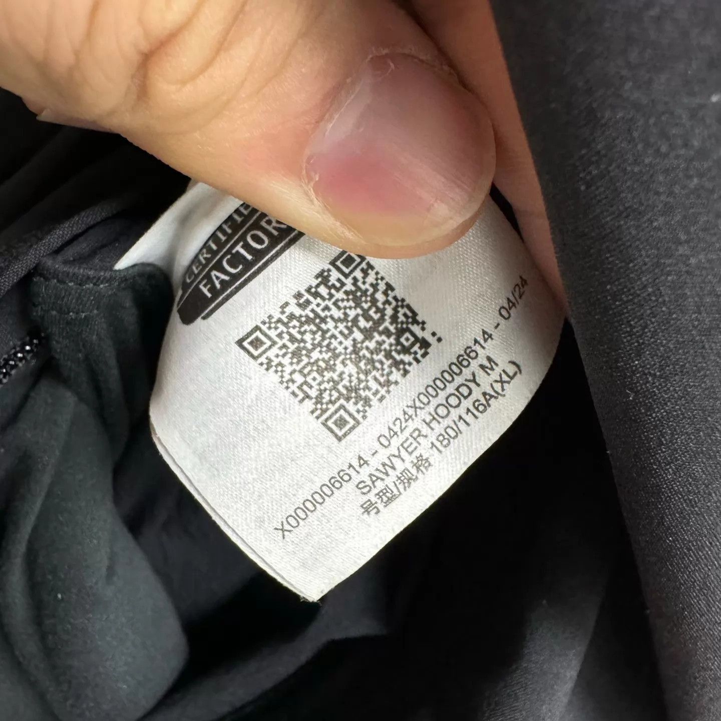 Arc'teryx Black Hooded Zip-Up Jacket XL Size US XL / EU 56 / 4 - 5 Thumbnail