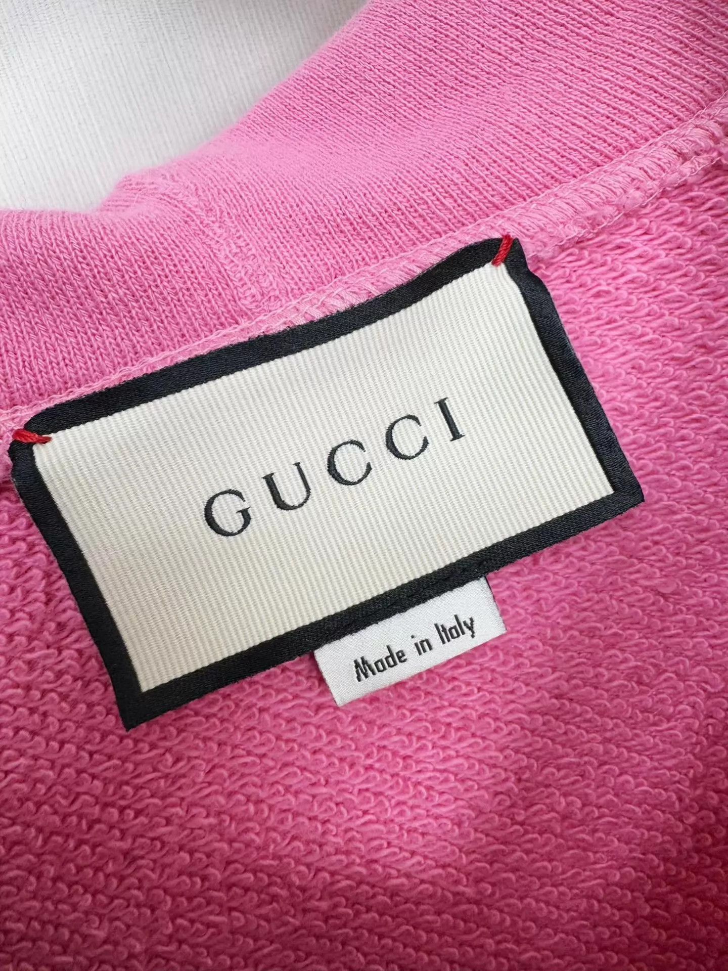 Gucci Pink Hoodie with Embroidered Planet Design Size US M / EU 48-50 / 2 - 2 Thumbnail