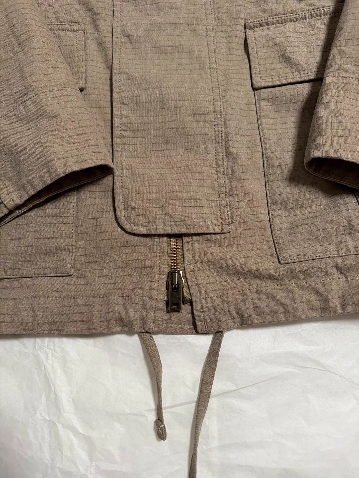 Acne Studios Beige Lightweight Utility Jacket with Multiple Pockets Size US M / EU 48-50 / 2 - 4 Thumbnail