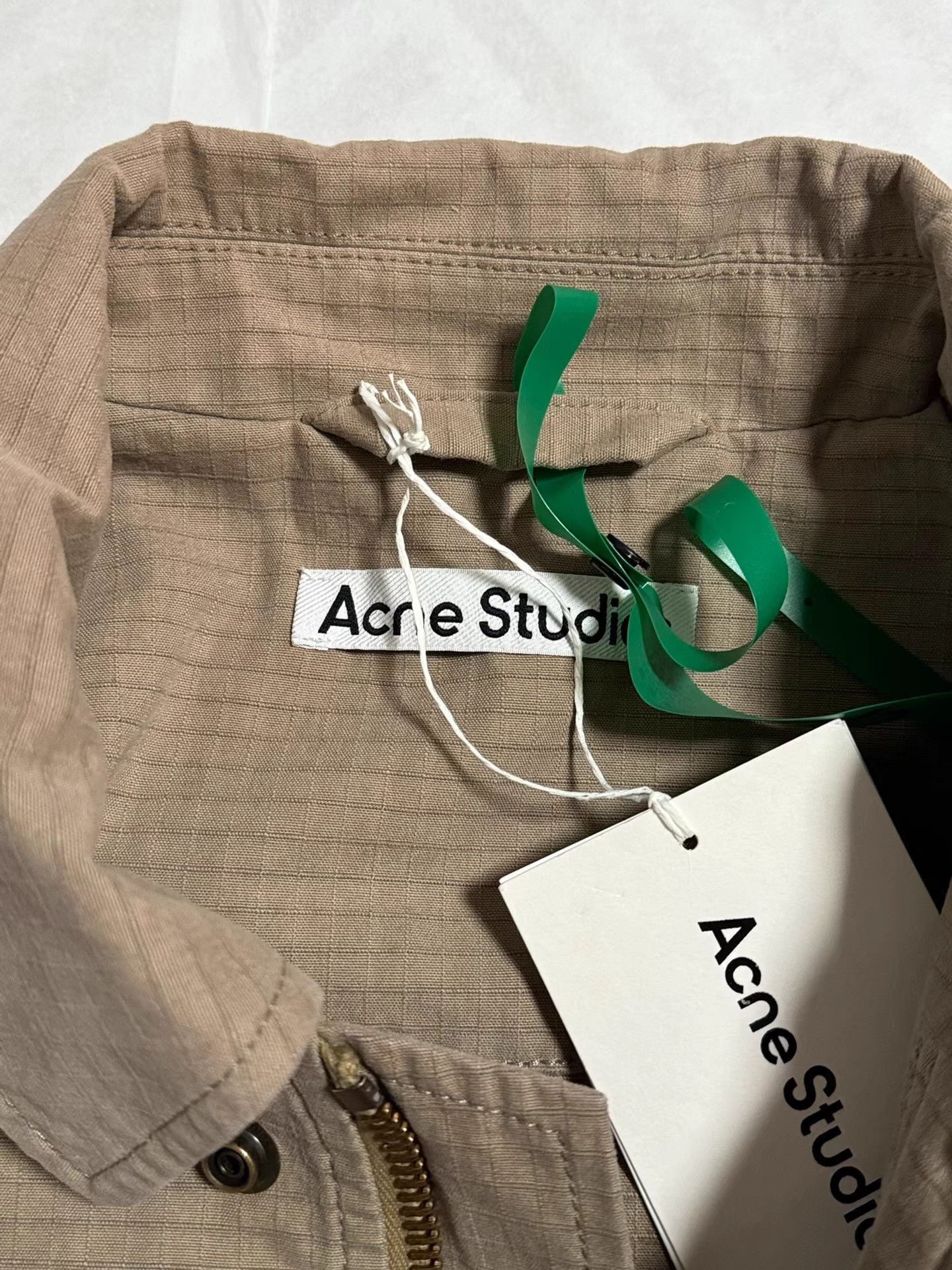 Acne Studios Beige Lightweight Utility Jacket with Multiple Pockets Size US M / EU 48-50 / 2 - 8 Thumbnail