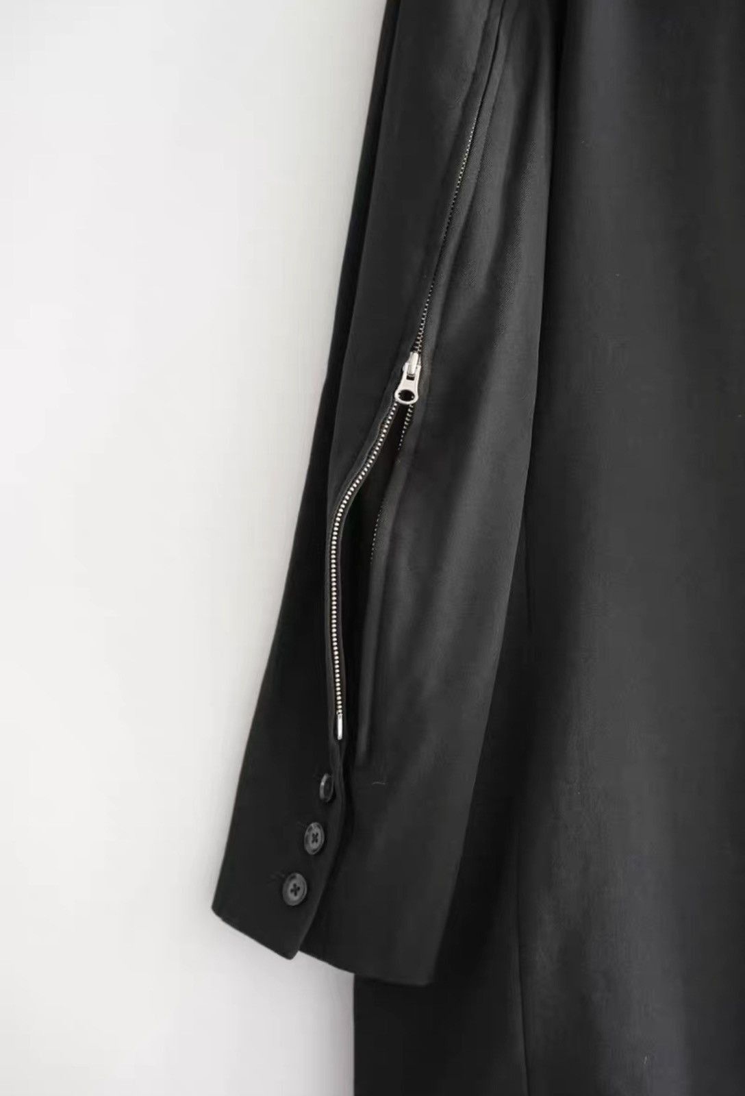 Yohji Yamamoto Black Single-Breasted Blazer with Pockets Size US L / EU 52-54 / 3 - 4 Thumbnail