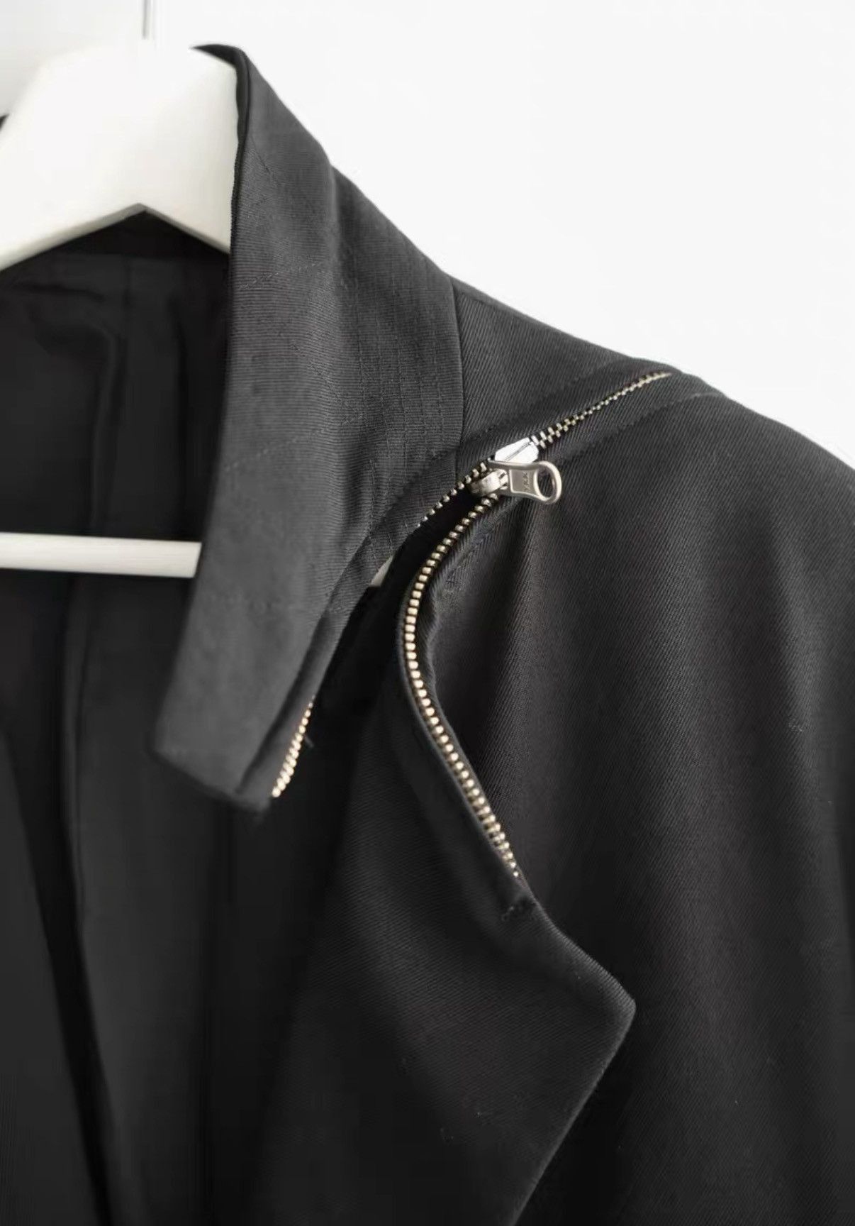 Yohji Yamamoto Black Single-Breasted Blazer with Pockets Size US L / EU 52-54 / 3 - 3 Thumbnail