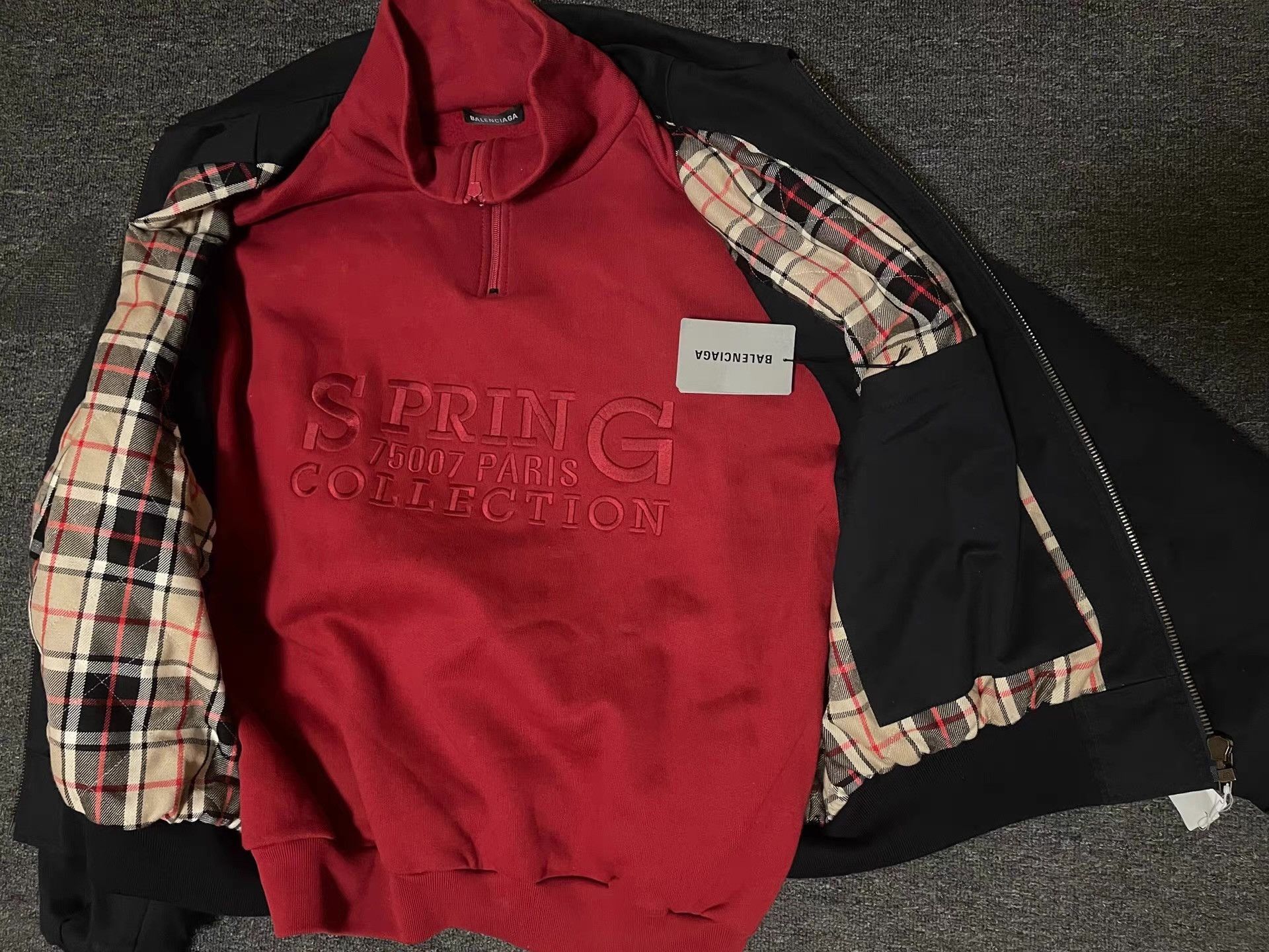 Balenciaga Multi-Color Zip-Front Light Jacket Size M Size US M / EU 48-50 / 2 - 4 Thumbnail