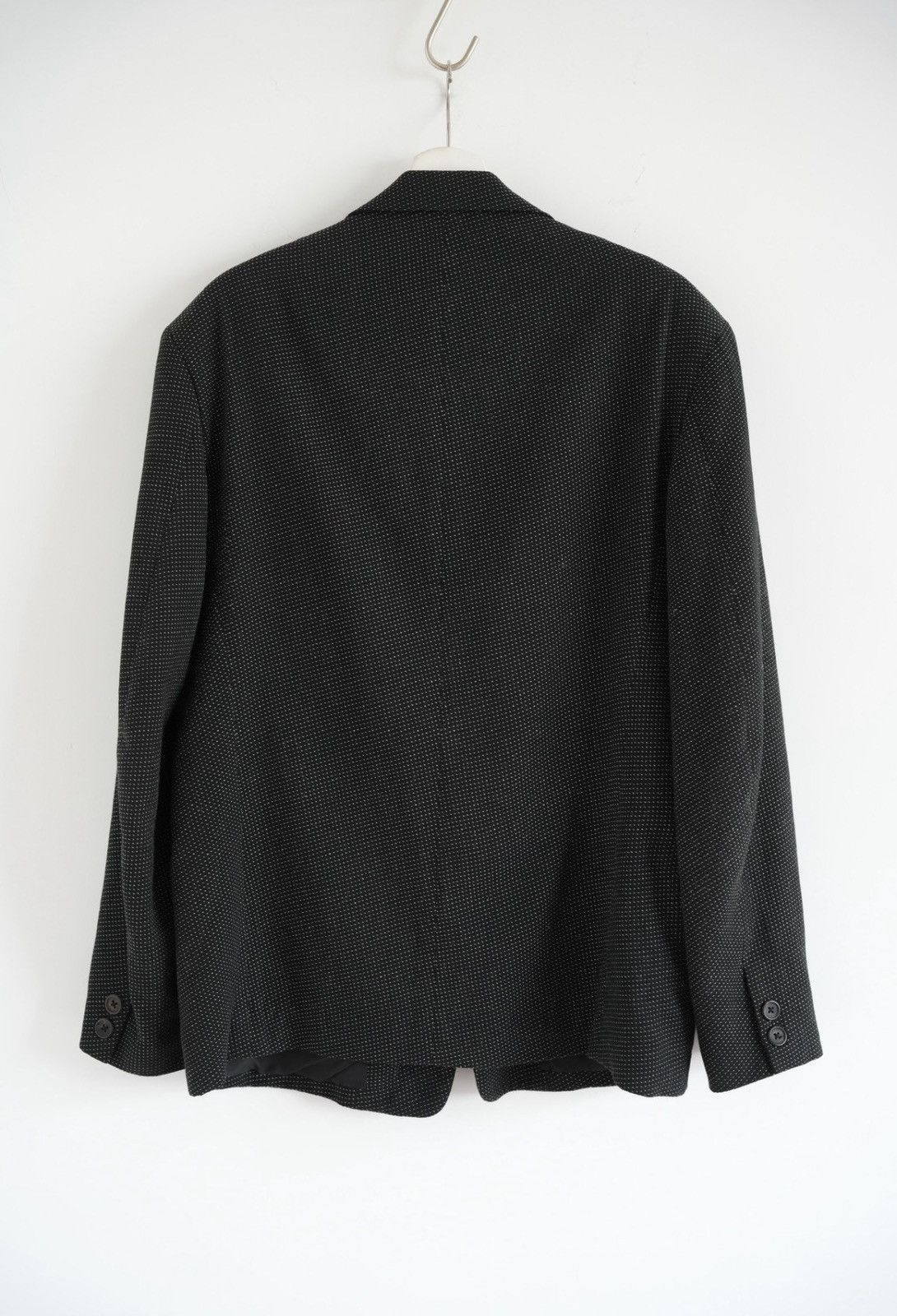 Yohji Yamamoto Black Dotted Blazer - Size S Size US S / EU 44-46 / 1 - 2 Thumbnail