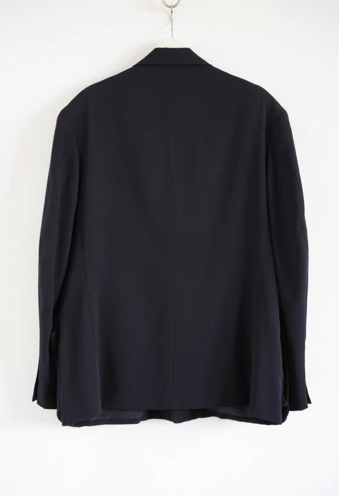 Yohji Yamamoto Black Button-Front Blazer with Decorative Pocket Buttons Size US M / EU 48-50 / 2 - 2 Thumbnail