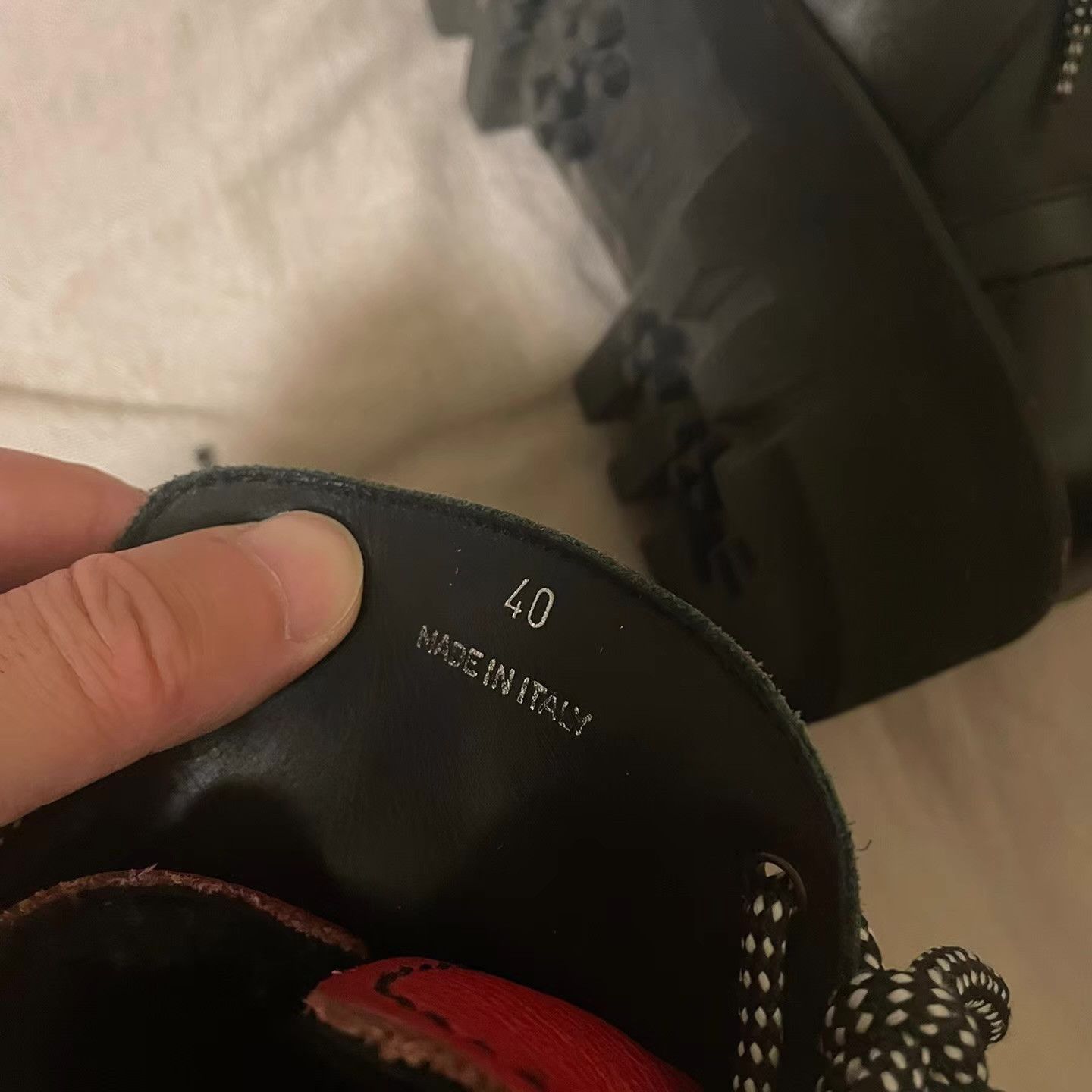 Dsquared2 Black Leather Ankle Boots with Chunky Sole Size US 7 / EU 40 - 6 Thumbnail