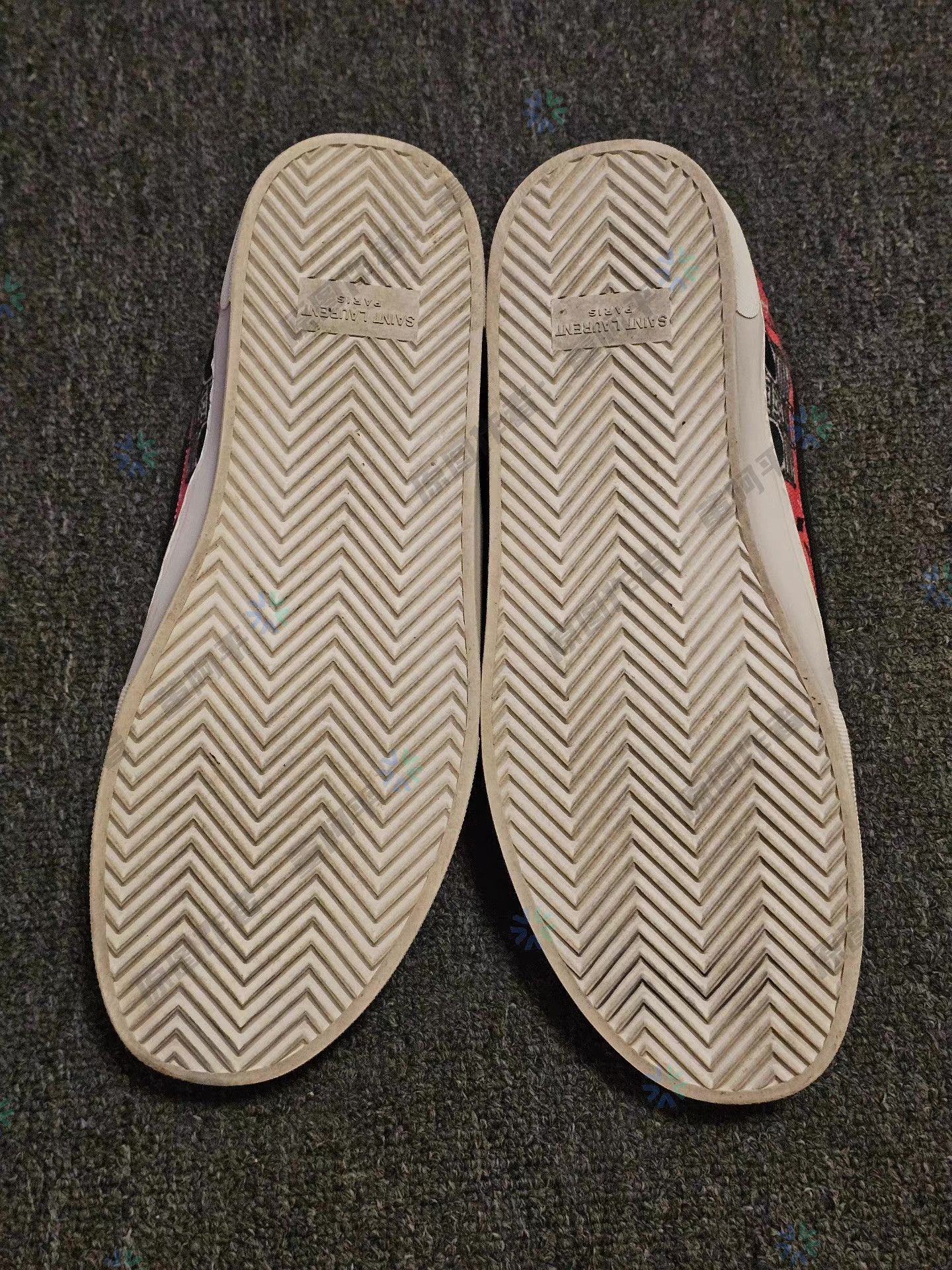 Saint Laurent Paris Pink Printed Slip-On Shoes Size 8 Size US 8 / EU 41 - 5 Thumbnail