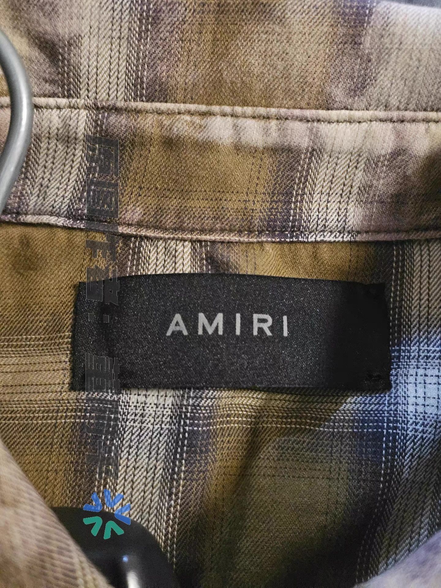 Amiri Brown Plaid Long Sleeve Button-Up Shirt Size US M / EU 48-50 / 2 - 5 Thumbnail