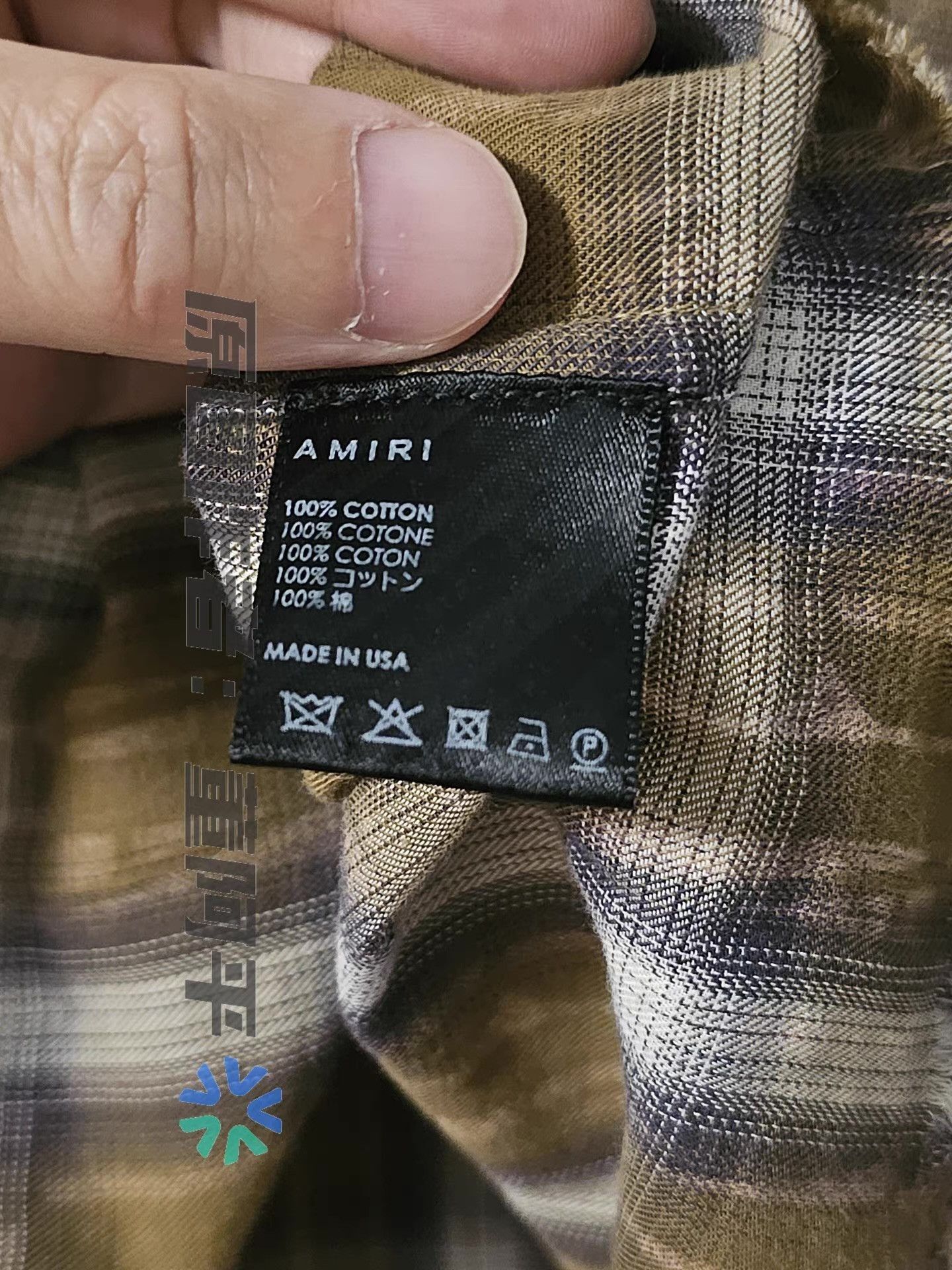 Amiri Brown Plaid Long Sleeve Button-Up Shirt Size US M / EU 48-50 / 2 - 8 Thumbnail