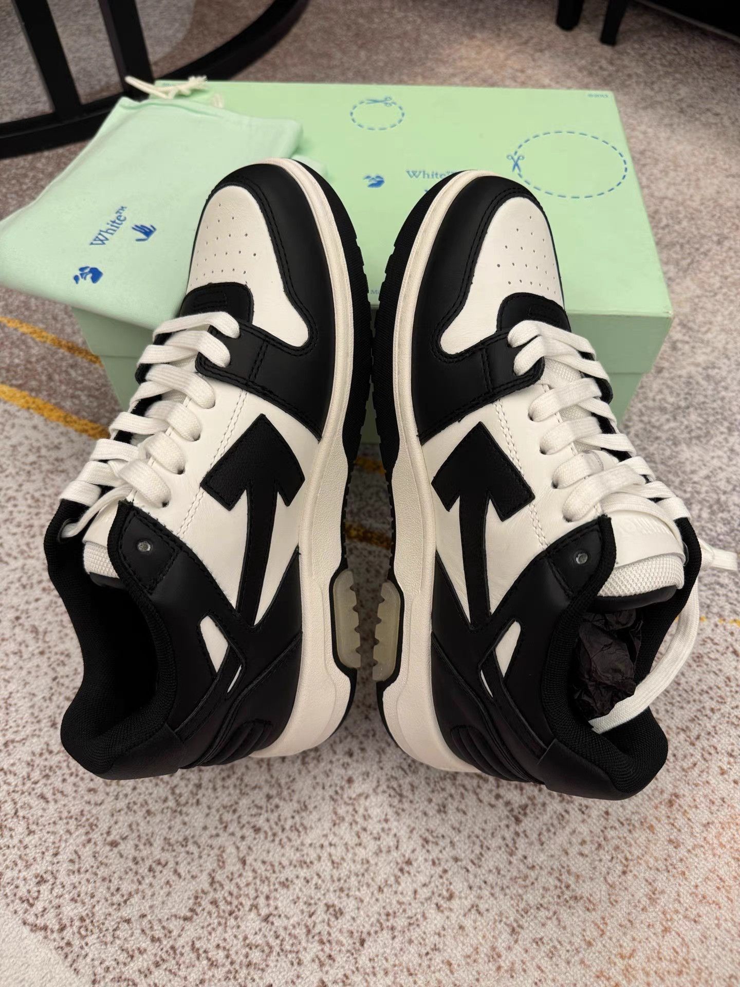 Off-White White Low-Top Sneakers Size 6 Size US 6 / EU 39 - 6 Thumbnail