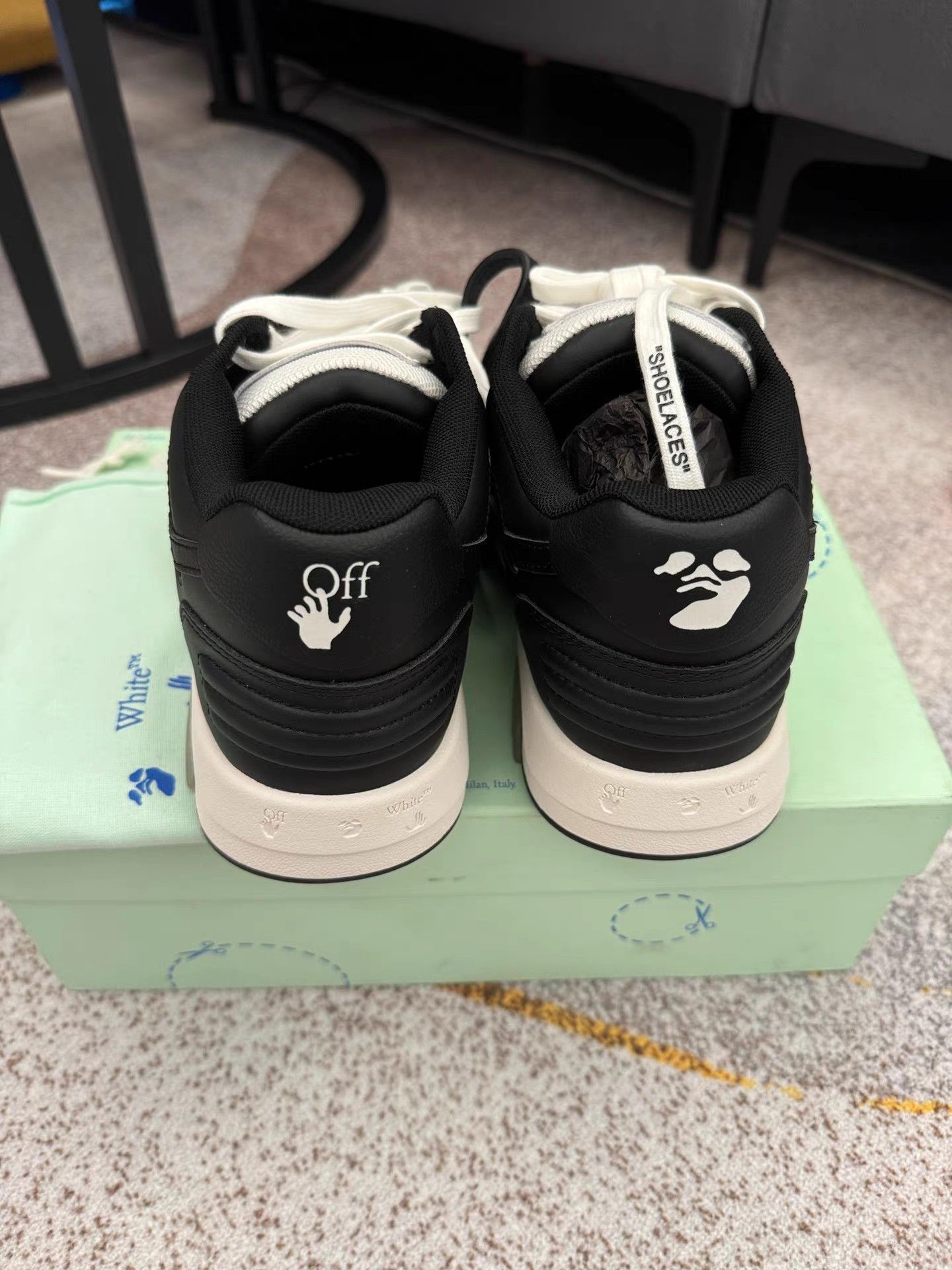 Off-White White Low-Top Sneakers Size 6 Size US 6 / EU 39 - 3 Thumbnail