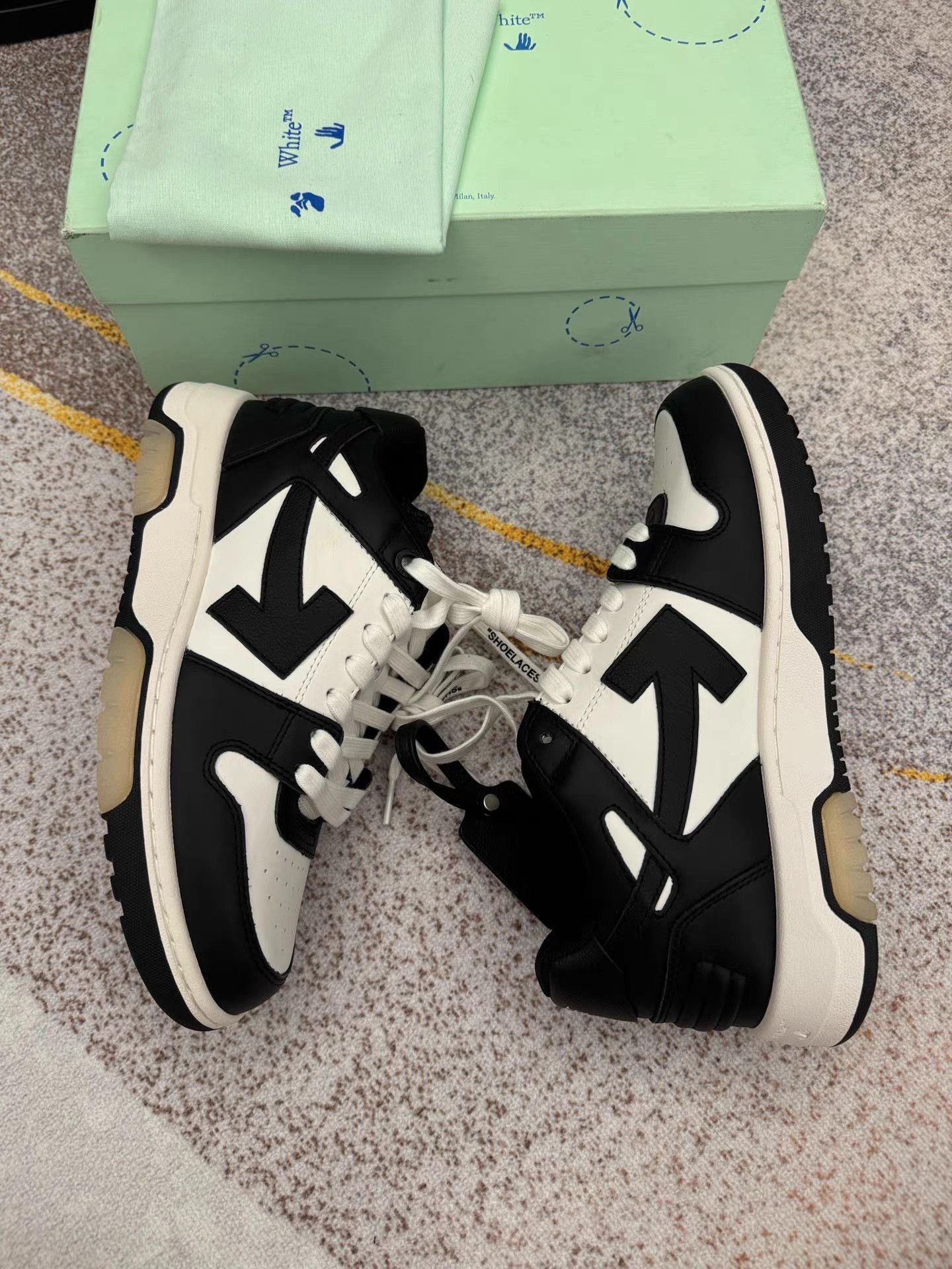 Off-White White Low-Top Sneakers Size 6 Size US 6 / EU 39 - 4 Thumbnail