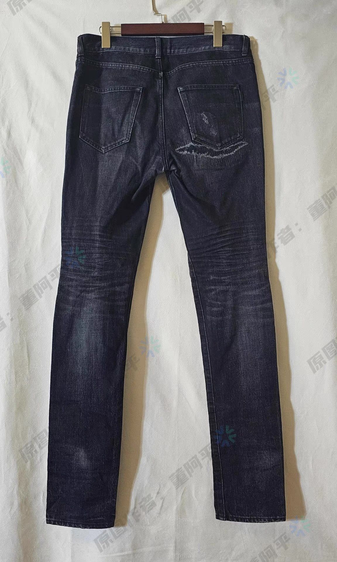 Saint Laurent Paris Blue Denim Pants Size 34 Size US 34 / EU 50 - 4 Thumbnail