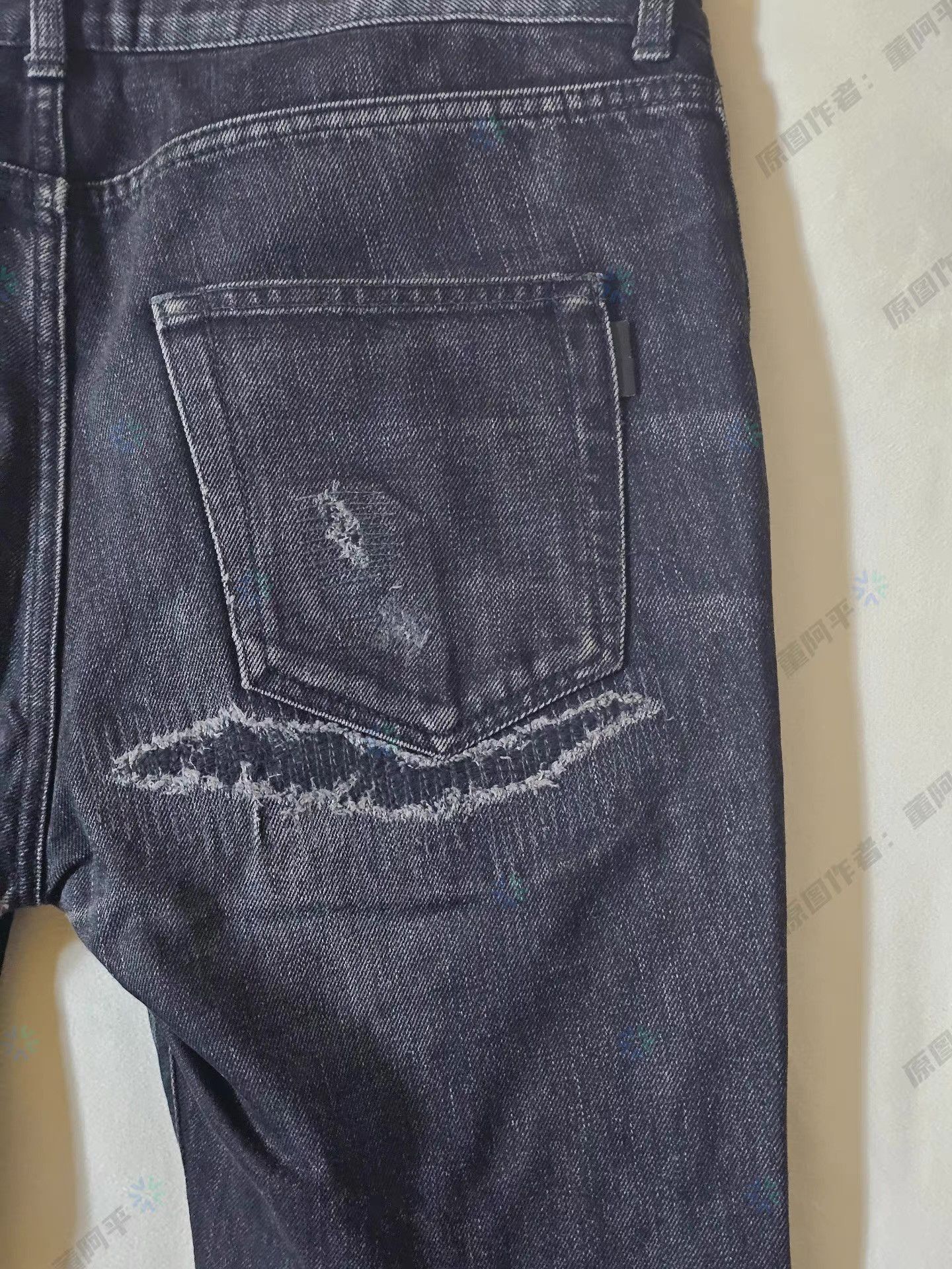 Saint Laurent Paris Blue Denim Pants Size 34 Size US 34 / EU 50 - 5 Thumbnail