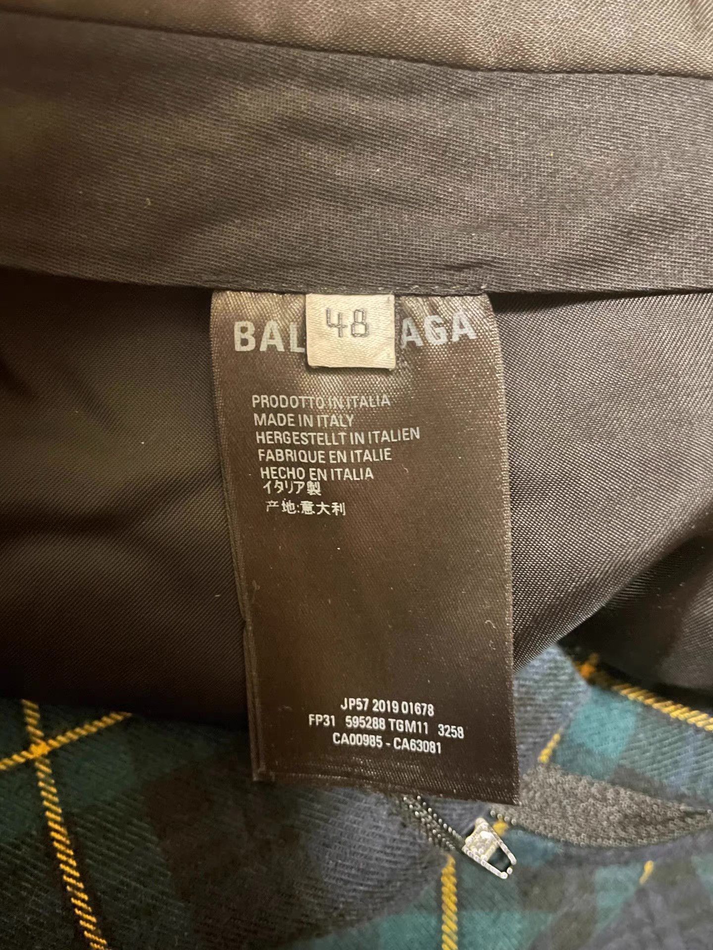 Balenciaga Green Checkered Casual Pants Size 34 Size US 34 / EU 50 - 7 Thumbnail