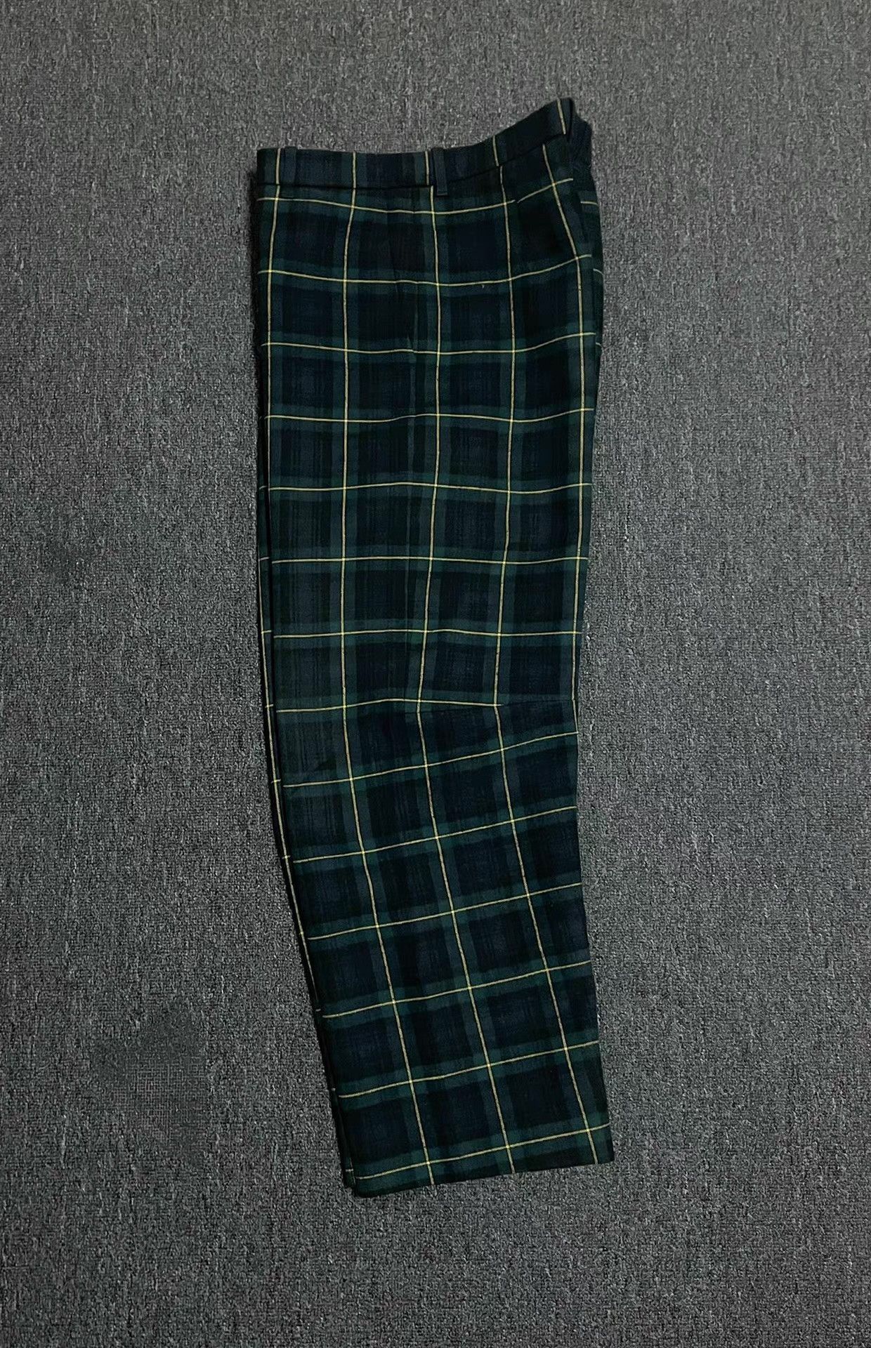 Balenciaga Green Checkered Casual Pants Size 34 Size US 34 / EU 50 - 6 Thumbnail