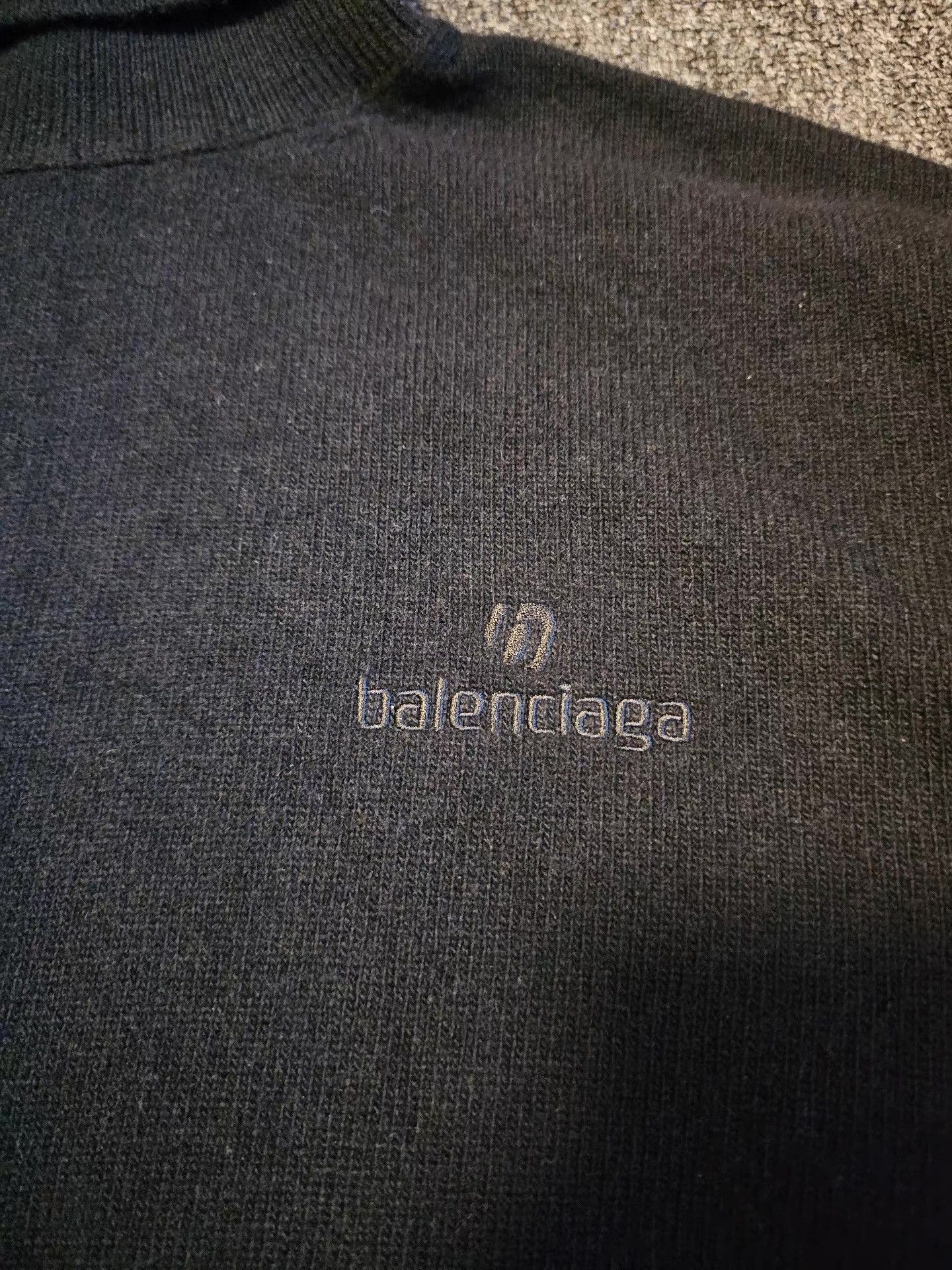 Balenciaga Black Turtleneck Sweater XS Size US XS / EU 42 / 0 - 2 Thumbnail