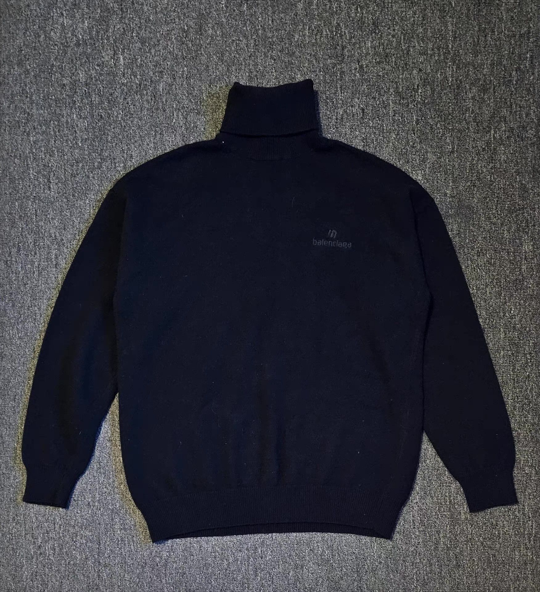 Balenciaga Black Turtleneck Sweater XS Size US XS / EU 42 / 0 - 3 Thumbnail