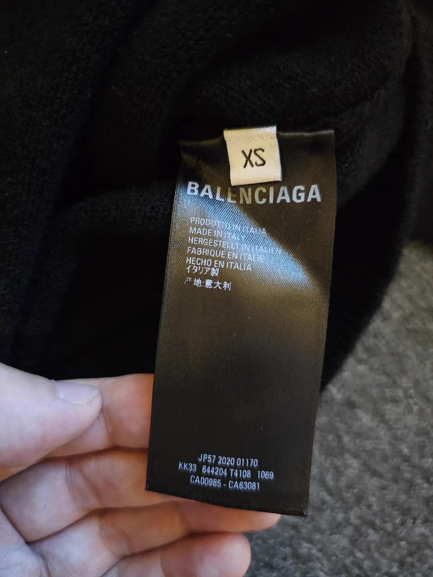 Balenciaga Black Turtleneck Sweater XS Size US XS / EU 42 / 0 - 6 Thumbnail