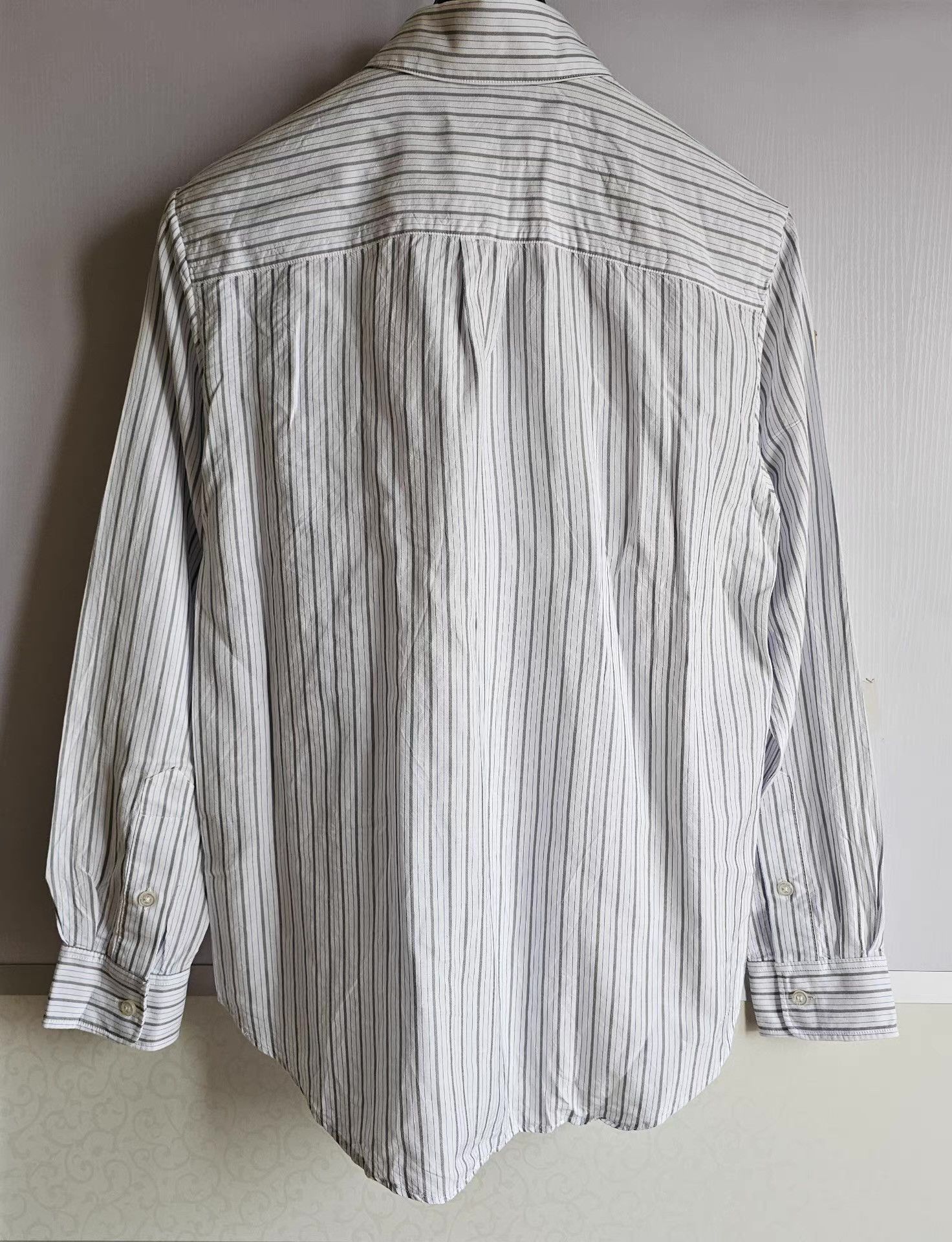 Amiri White Striped Long Sleeve Button-Up Shirt Size US L / EU 52-54 / 3 - 4 Thumbnail