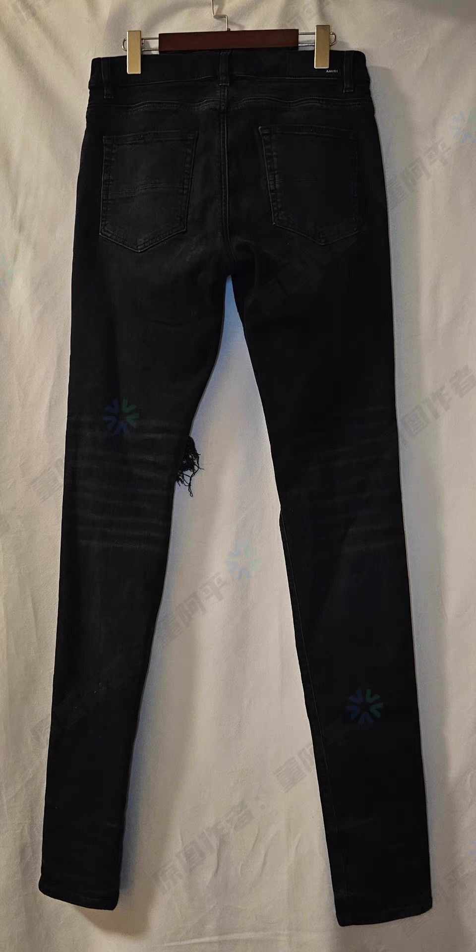 Amiri Black Distressed Denim Jeans Size 36 Size US 36 / EU 52 - 3 Thumbnail
