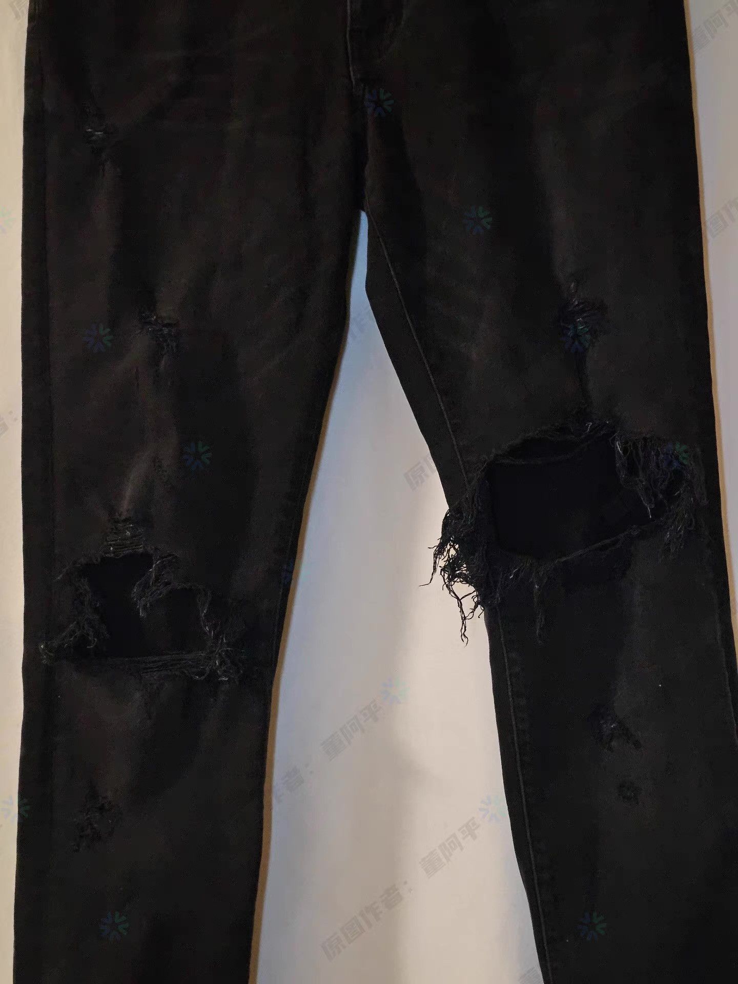 Amiri Black Distressed Denim Jeans Size 36 Size US 36 / EU 52 - 2 Thumbnail