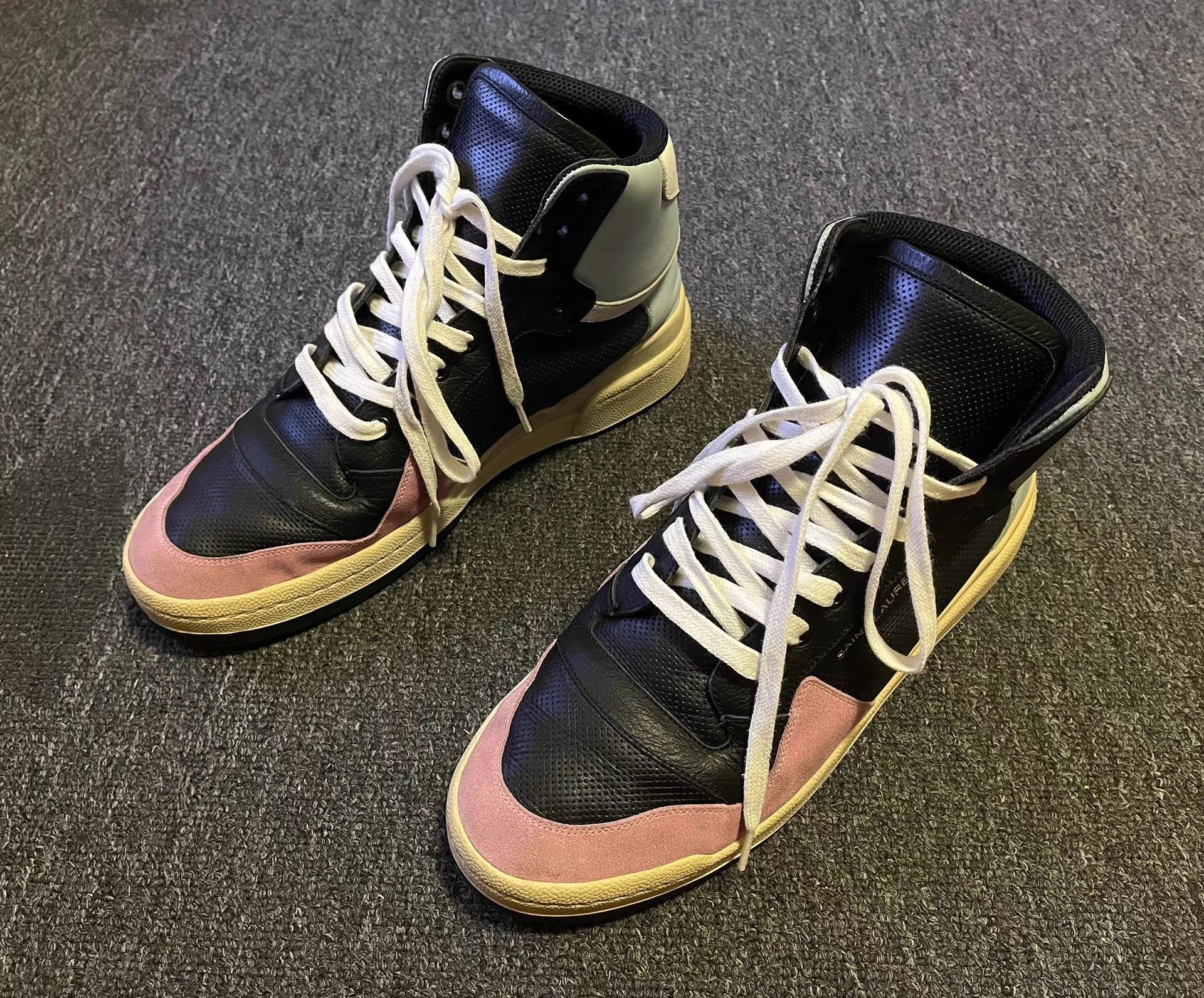 Saint Laurent Paris Black High-Top Sneakers Size 9 Size US 9 / EU 42 - 2 Thumbnail