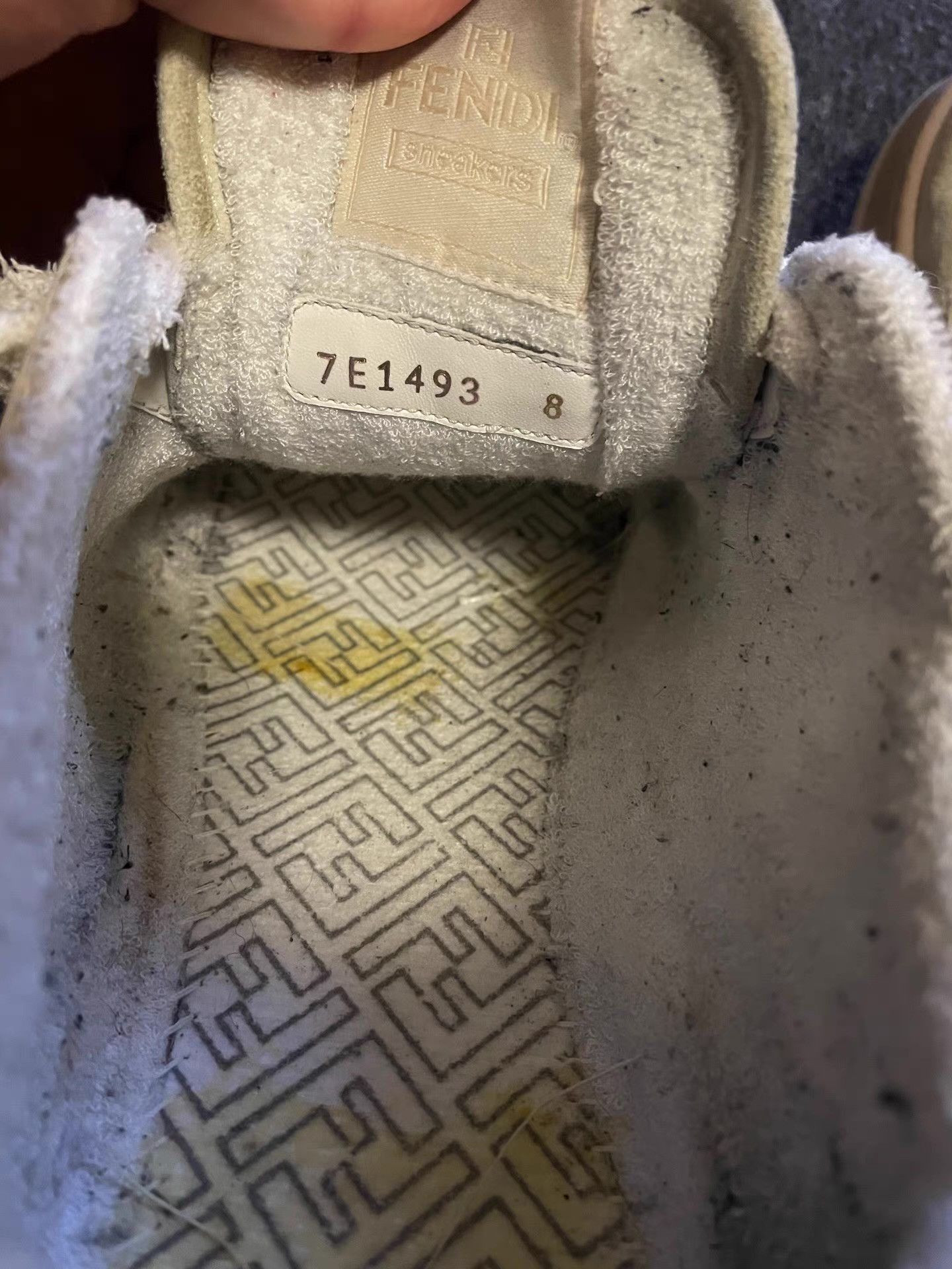 Fendi Beige Low-Top Sneakers Size 9 Size US 9 / EU 42 - 6 Thumbnail