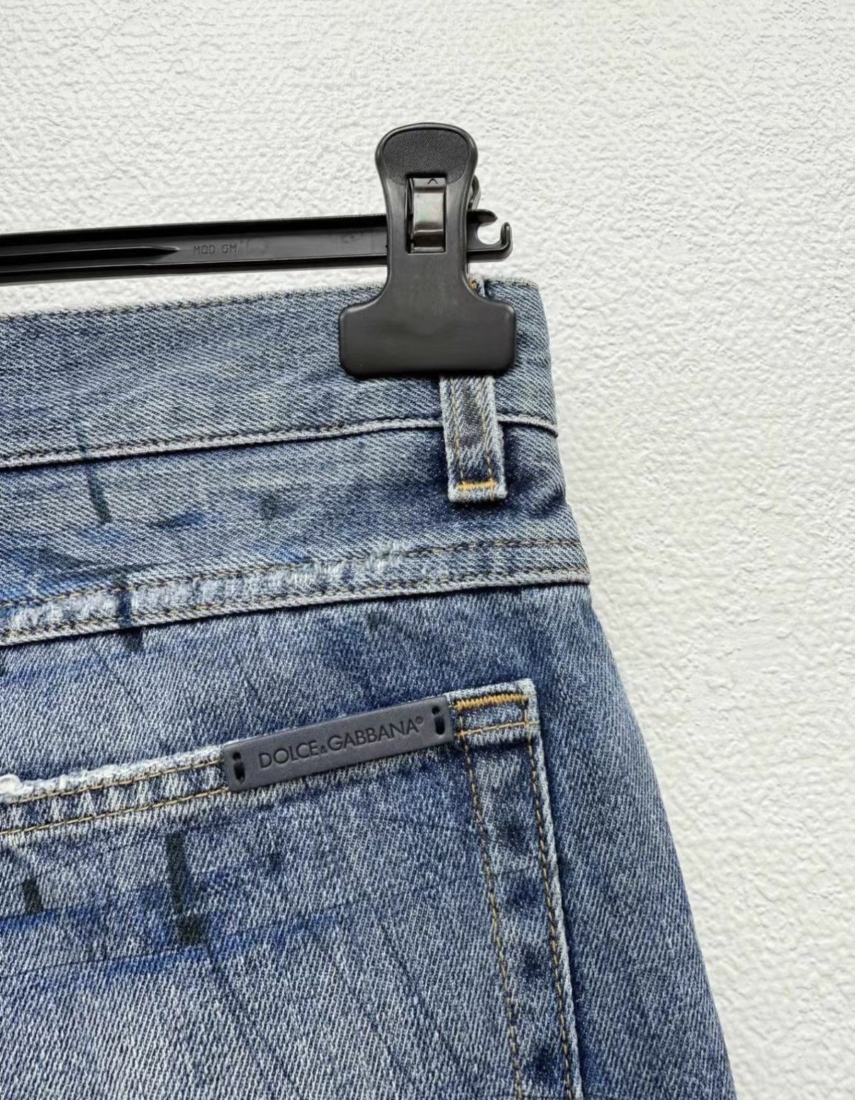 Dolce & Gabbana Blue Distressed Denim Jeans Size 34 Size US 34 / EU 50 - 7 Thumbnail