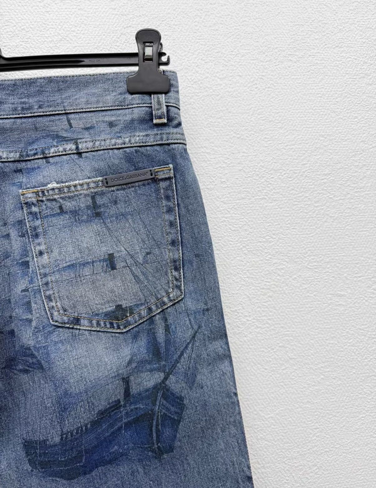 Dolce & Gabbana Blue Distressed Denim Jeans Size 34 Size US 34 / EU 50 - 6 Thumbnail