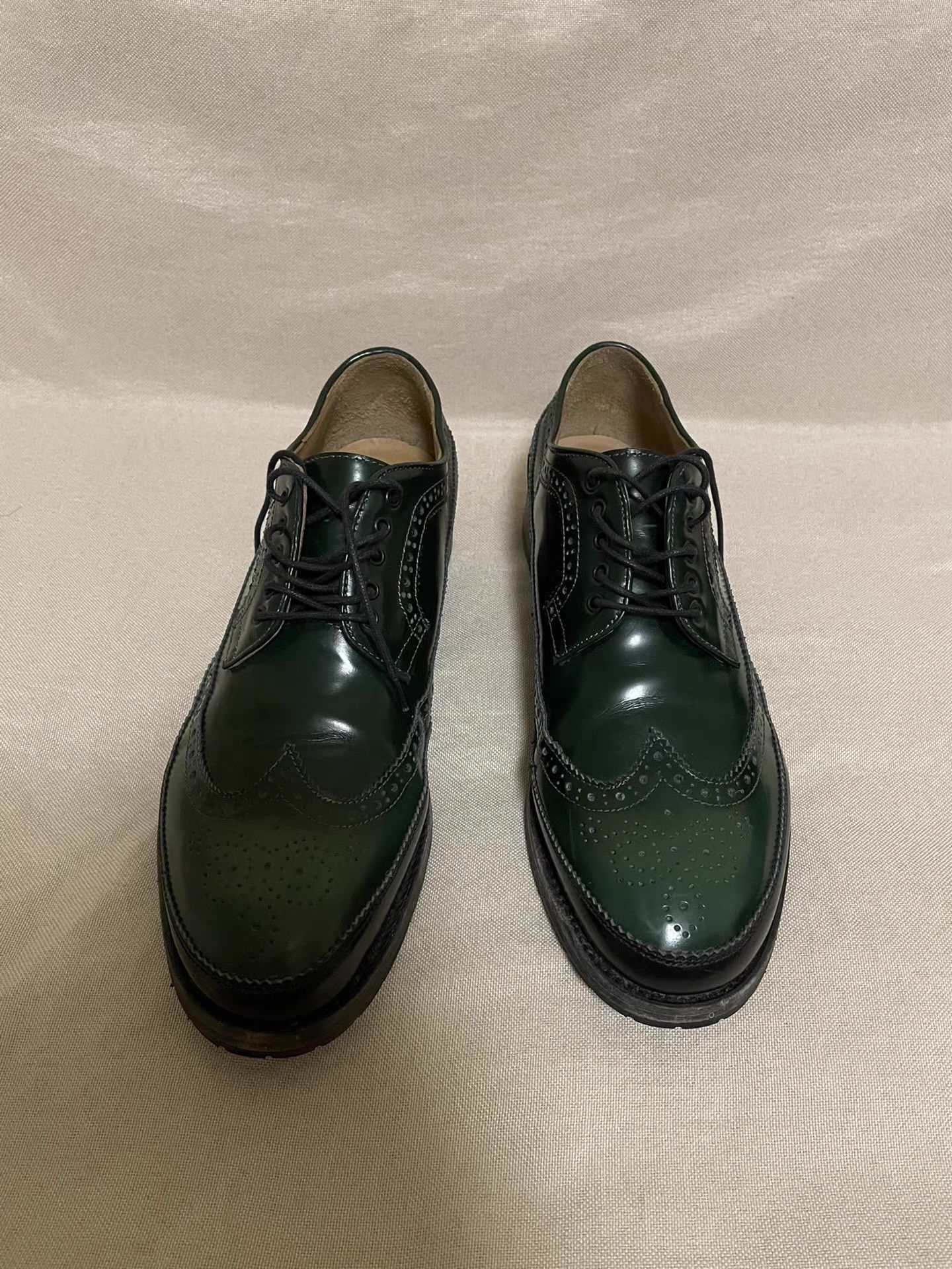 Dsquared2 Green Wingtip Formal Dress Shoes Size US 8.5 / EU 41-42 - 4 Thumbnail