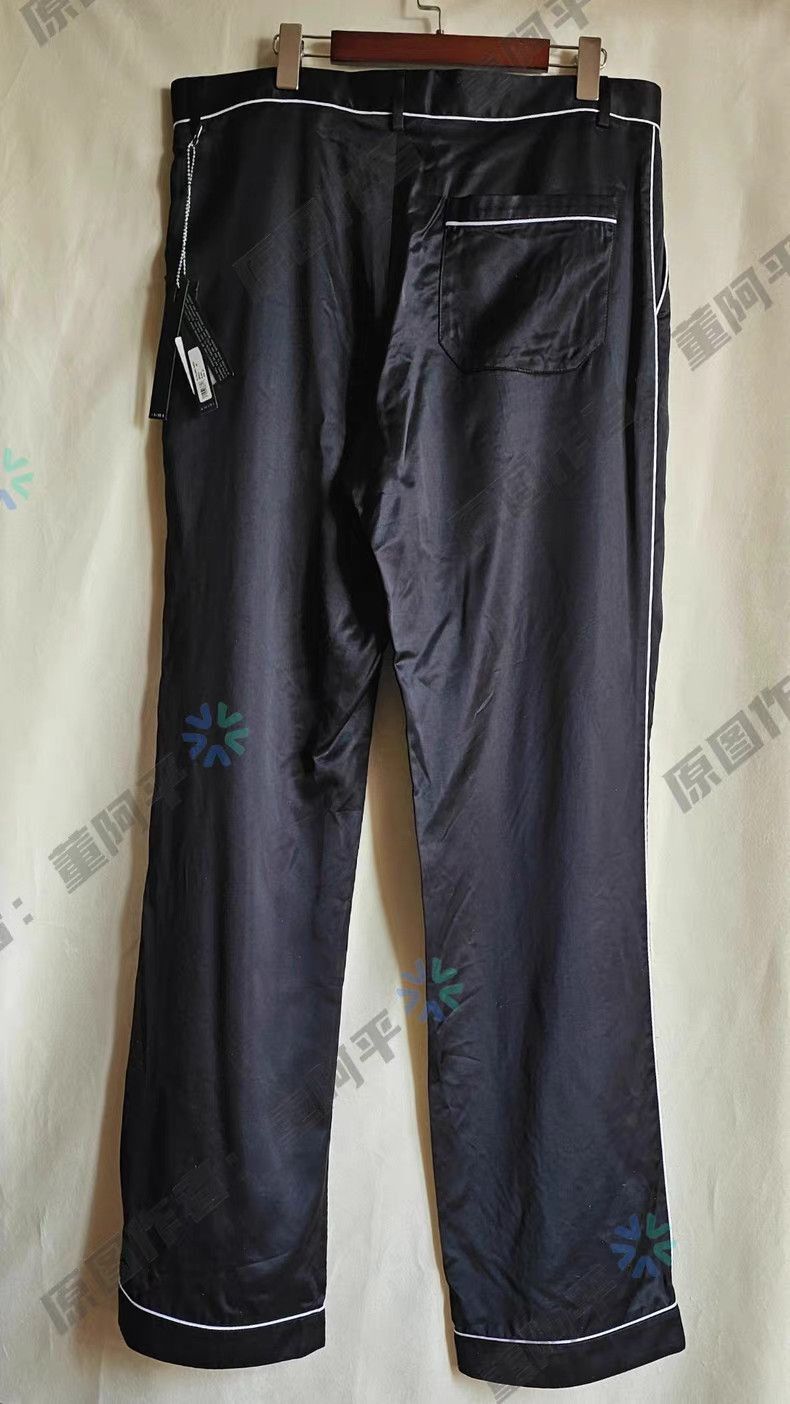 Amiri Black Casual Pants with White Trim, Size 38 Size US 27 - 4 Thumbnail