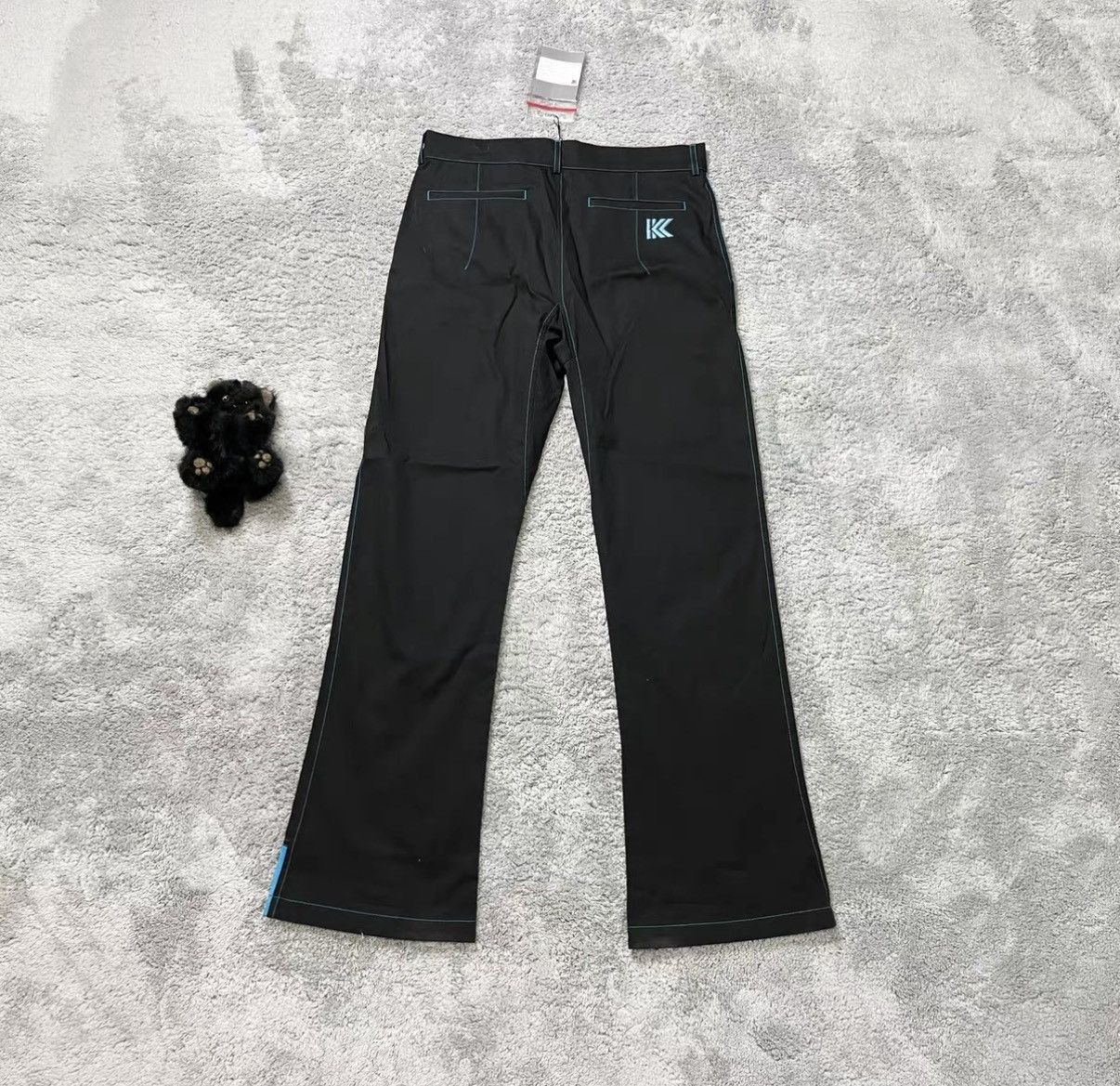 Kiko Kostadinov Black Casual Pants with Blue Accents Size 34 Size US 34 / EU 50 - 5 Thumbnail
