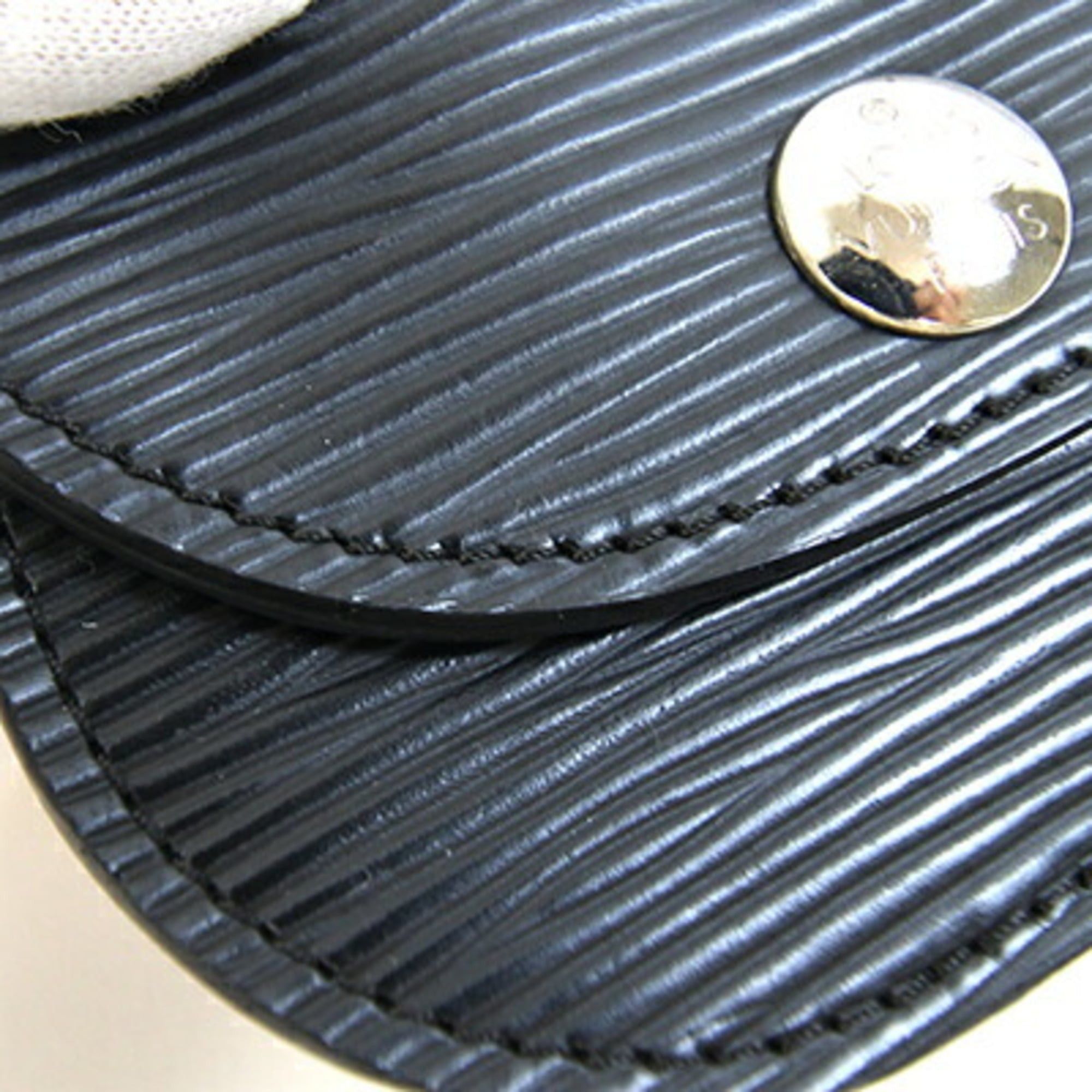 Louis Vuitton Louis Vuitton Epi Portemonnaie Accordion M66572 Noir Coin Purse Mini Wallet Compact Black Women's LOUIS VUITTON | Size ONE SIZE - 7 Thumbnail