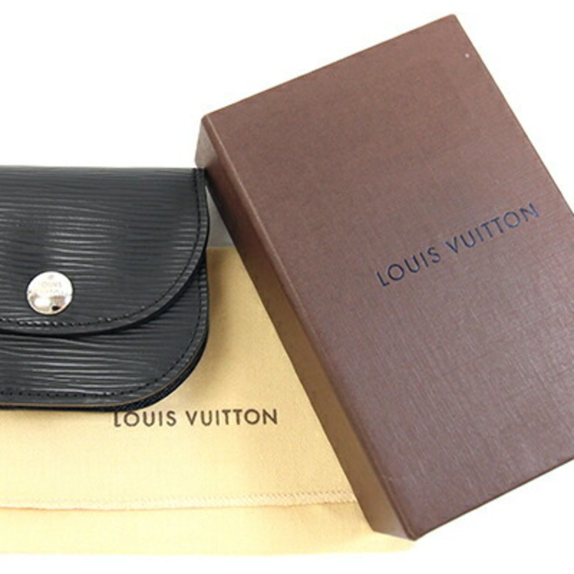 Louis Vuitton Louis Vuitton Epi Portemonnaie Accordion M66572 Noir Coin Purse Mini Wallet Compact Black Women's LOUIS VUITTON | Size ONE SIZE - 10 Thumbnail