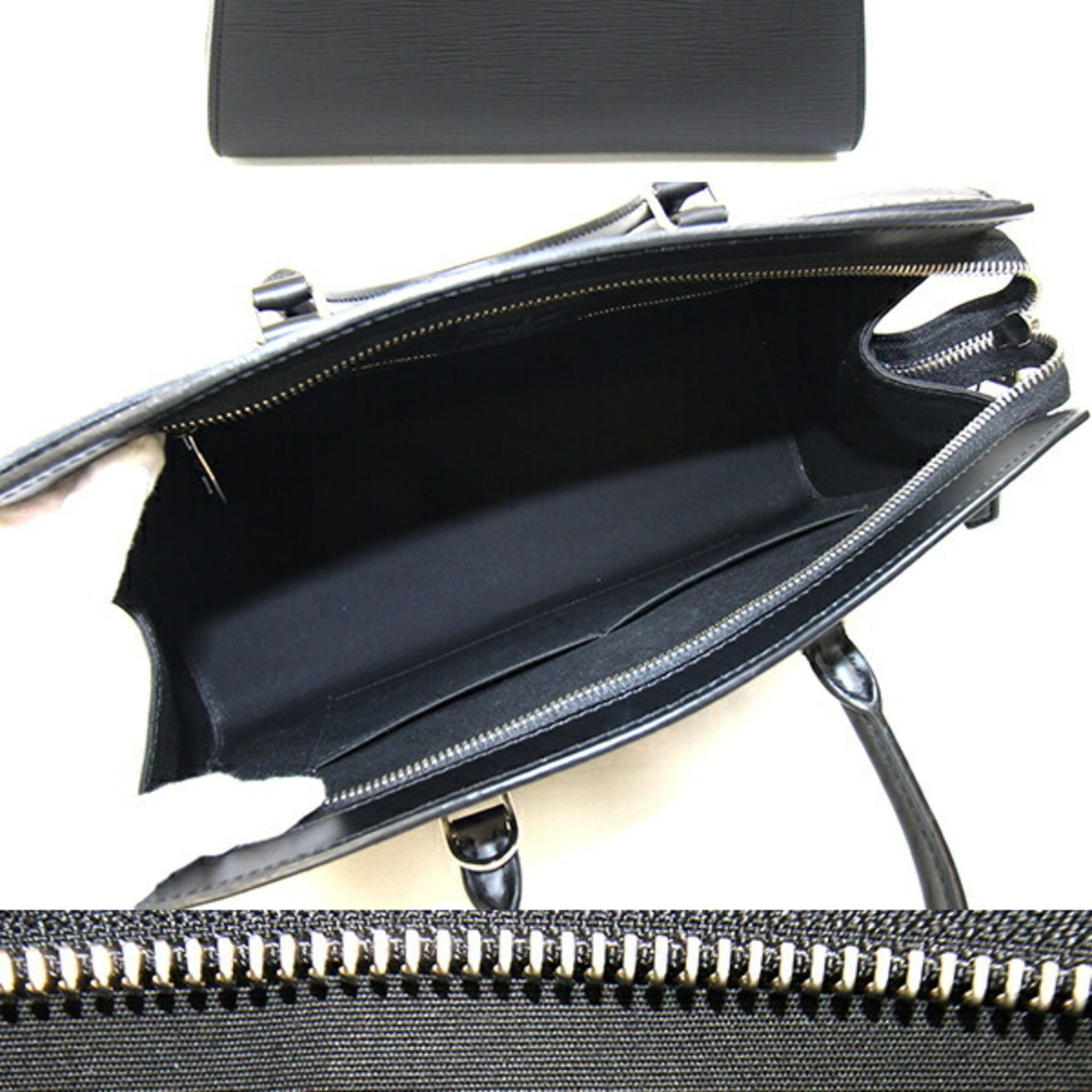 Louis Vuitton Louis Vuitton Epi Soufflot MM Handbag M94382 Noir Shoulder Bag Black Women's LOUIS VUITTON | LV Size ONE SIZE - 2 Thumbnail