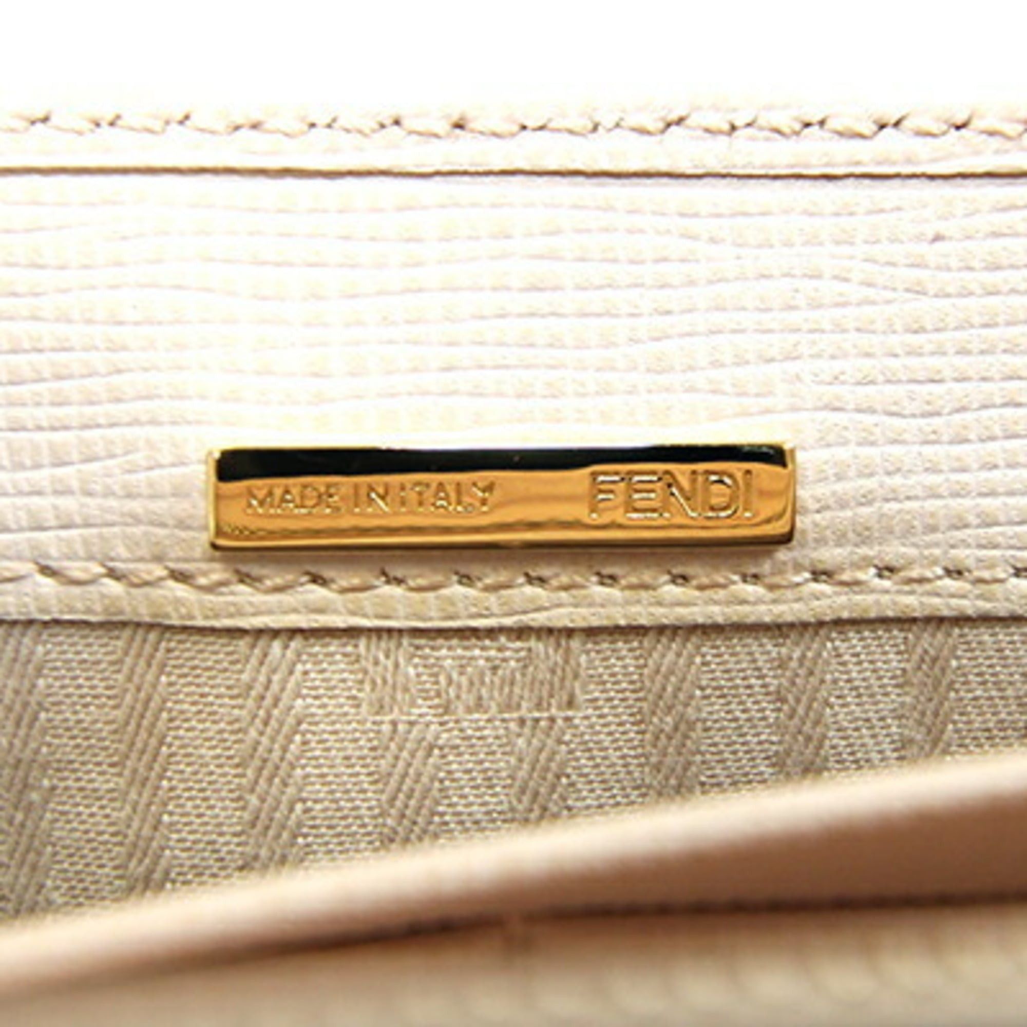 Fendi Fendi Bi-fold Long Wallet Toujours 8M0306 Light Blue Baby Pink Leather Bi-color Women's FENDI Size ONE SIZE - 5 Thumbnail