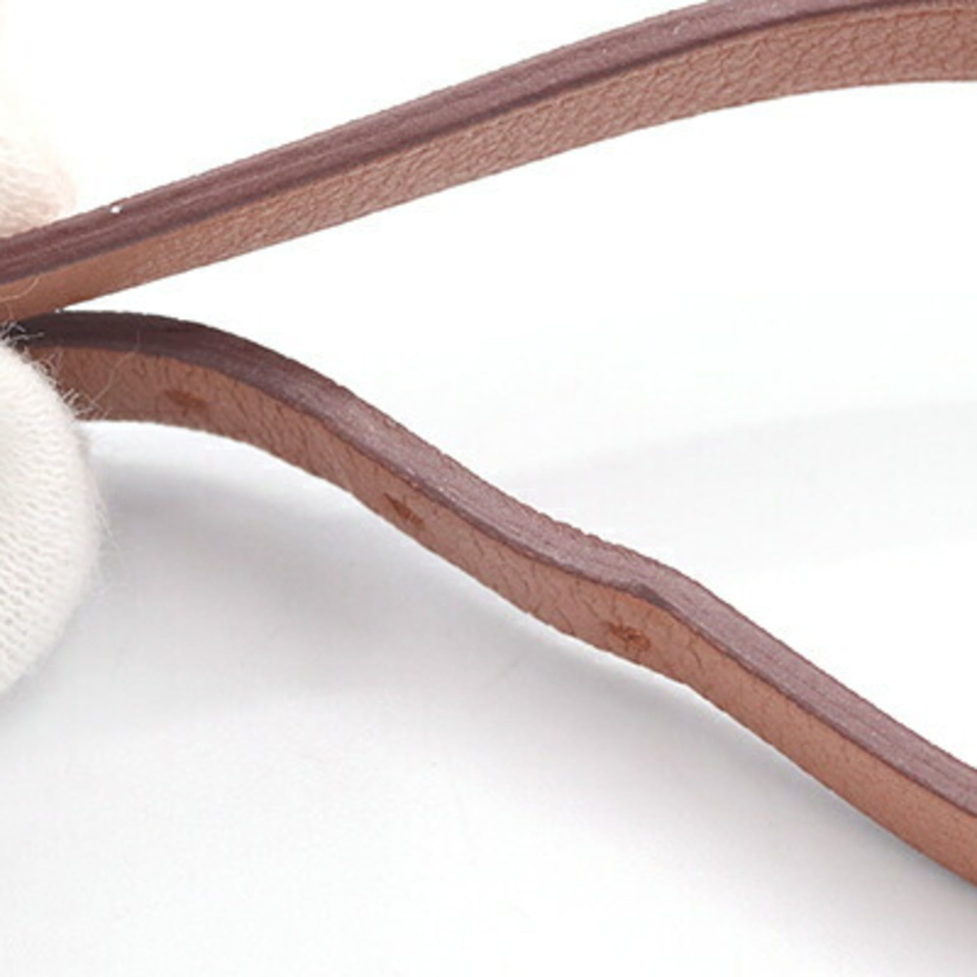 Hermes Hermes Etrier Double Tour Bracelet, Brown Veau Swift Leather, A Stamp, Manufactured in 2017, Size T2, Strand Women's. Size ONE SIZE - 7 Thumbnail