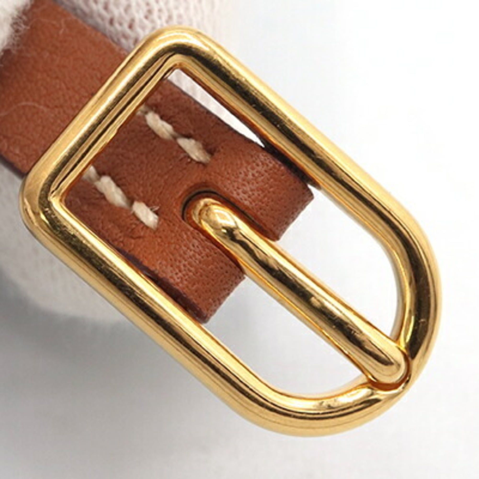 Hermes Hermes Etrier Double Tour Bracelet, Brown Veau Swift Leather, A Stamp, Manufactured in 2017, Size T2, Strand Women's. Size ONE SIZE - 9 Thumbnail