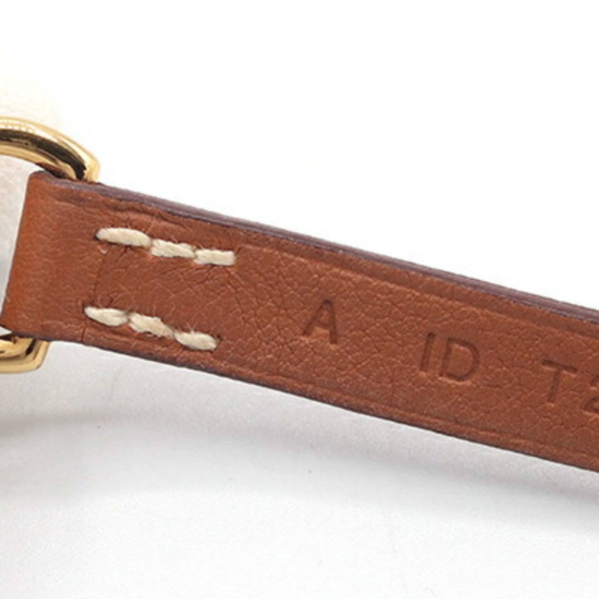 Hermes Hermes Etrier Double Tour Bracelet, Brown Veau Swift Leather, A Stamp, Manufactured in 2017, Size T2, Strand Women's. Size ONE SIZE - 6 Thumbnail
