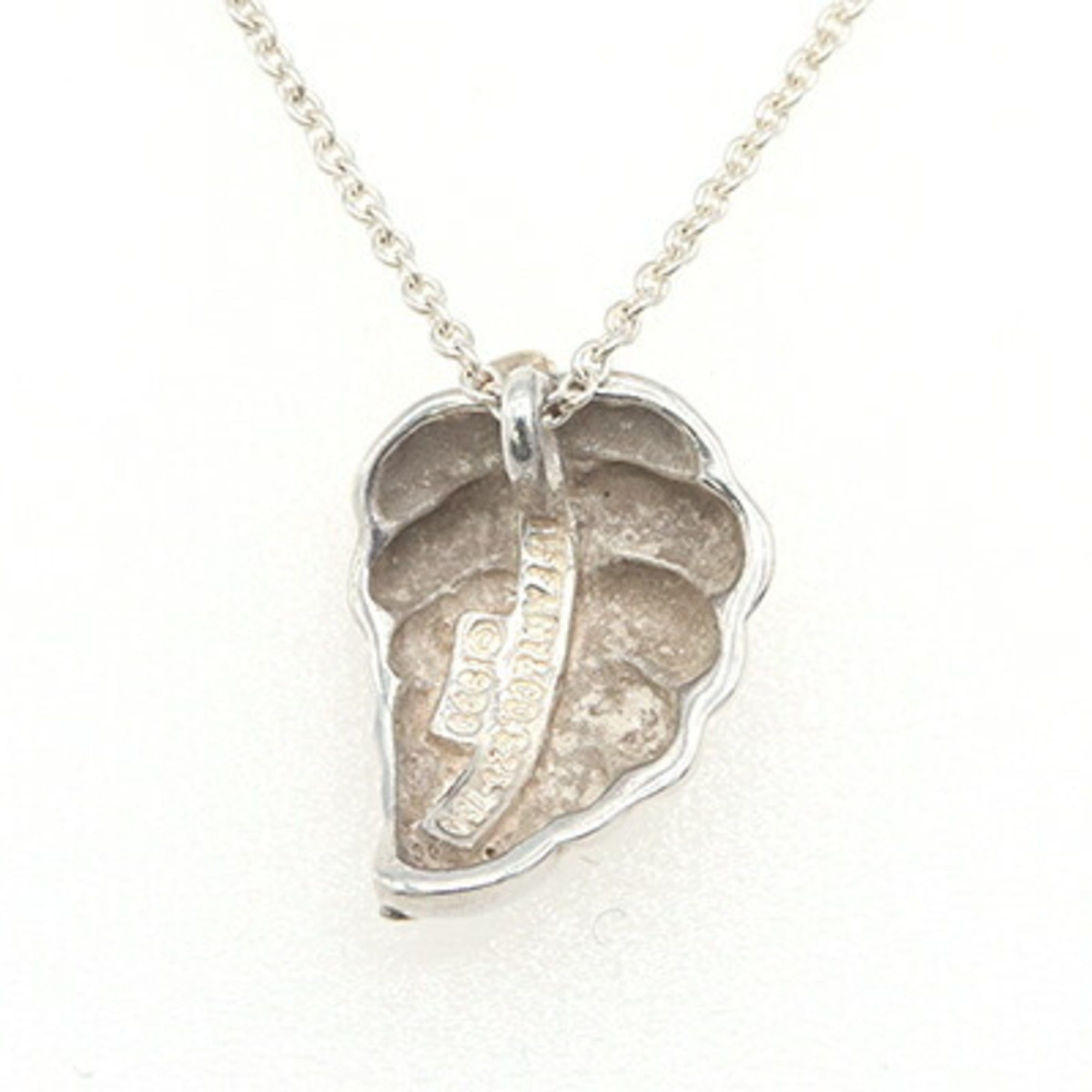 Tiffany & Co. Tiffany & Co. Leaf Necklace, Sterling Silver 925/750/Yellow Gold Combination, Women's. Size ONE SIZE - 2 Thumbnail