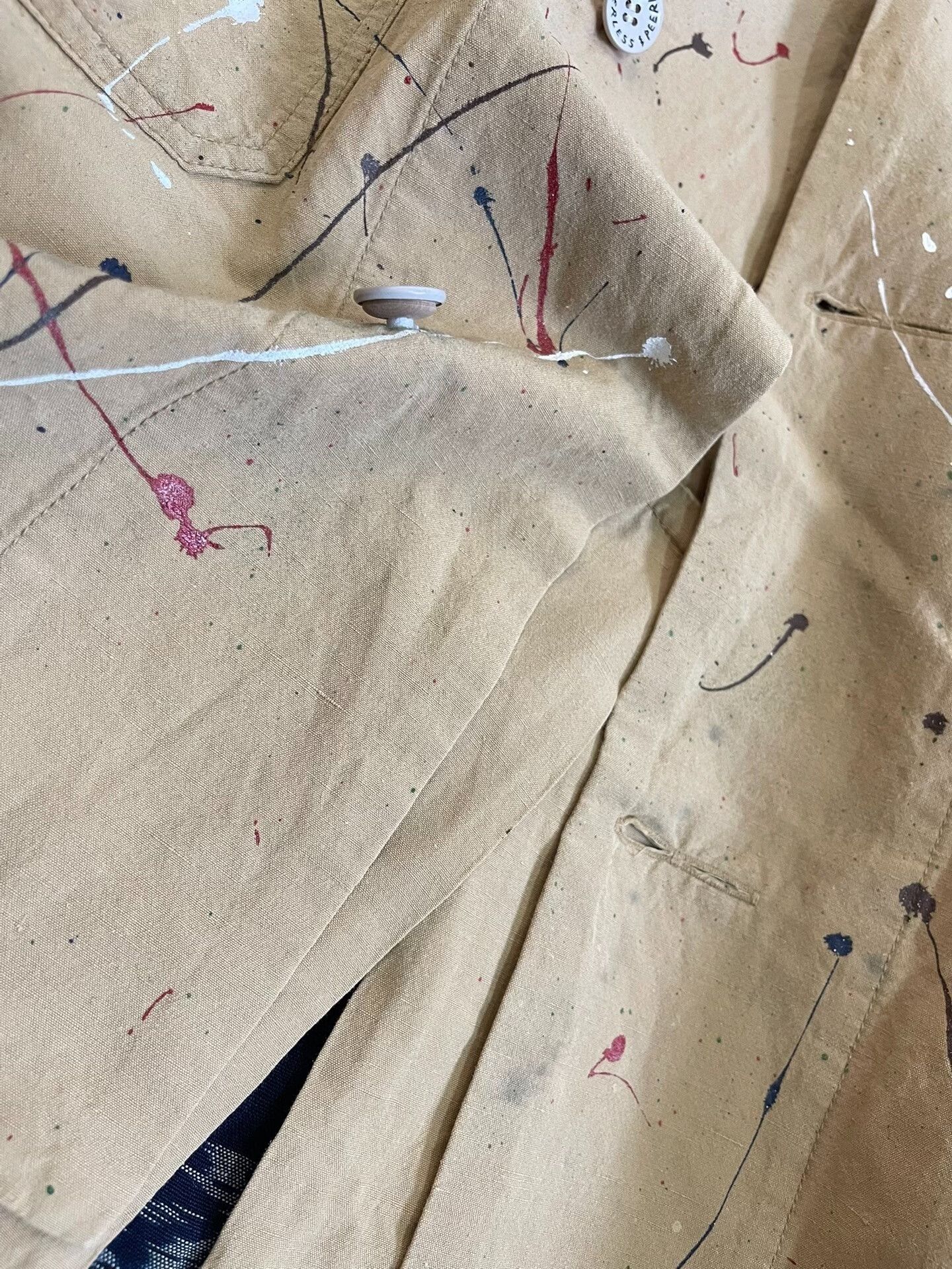 Visvim VISVIM 18AW Grease Monkey Paint Splatter Coat Size US S / EU 44-46 / 1 - 8 Thumbnail
