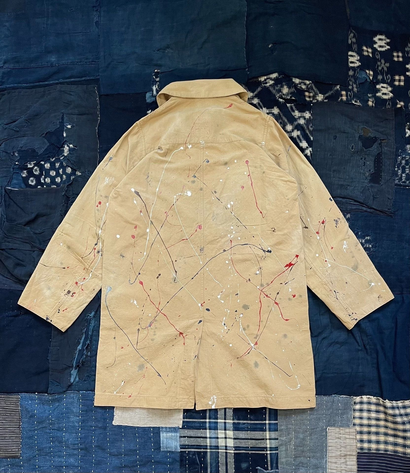 Visvim VISVIM 18AW Grease Monkey Paint Splatter Coat Size US S / EU 44-46 / 1 - 3 Thumbnail