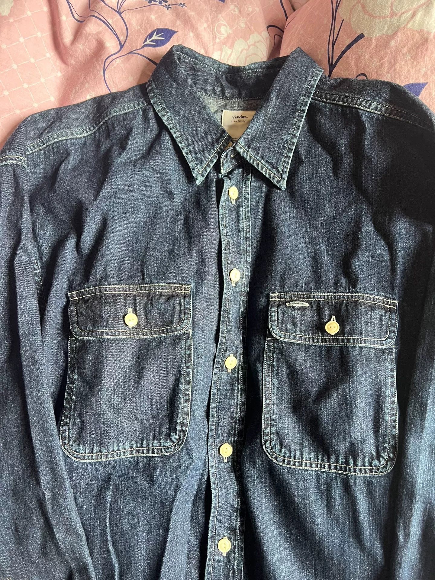 Visvim VISVIM 20SS Damaged Denim Lumber Shirt Size US L / EU 52-54 / 3 - 3 Thumbnail