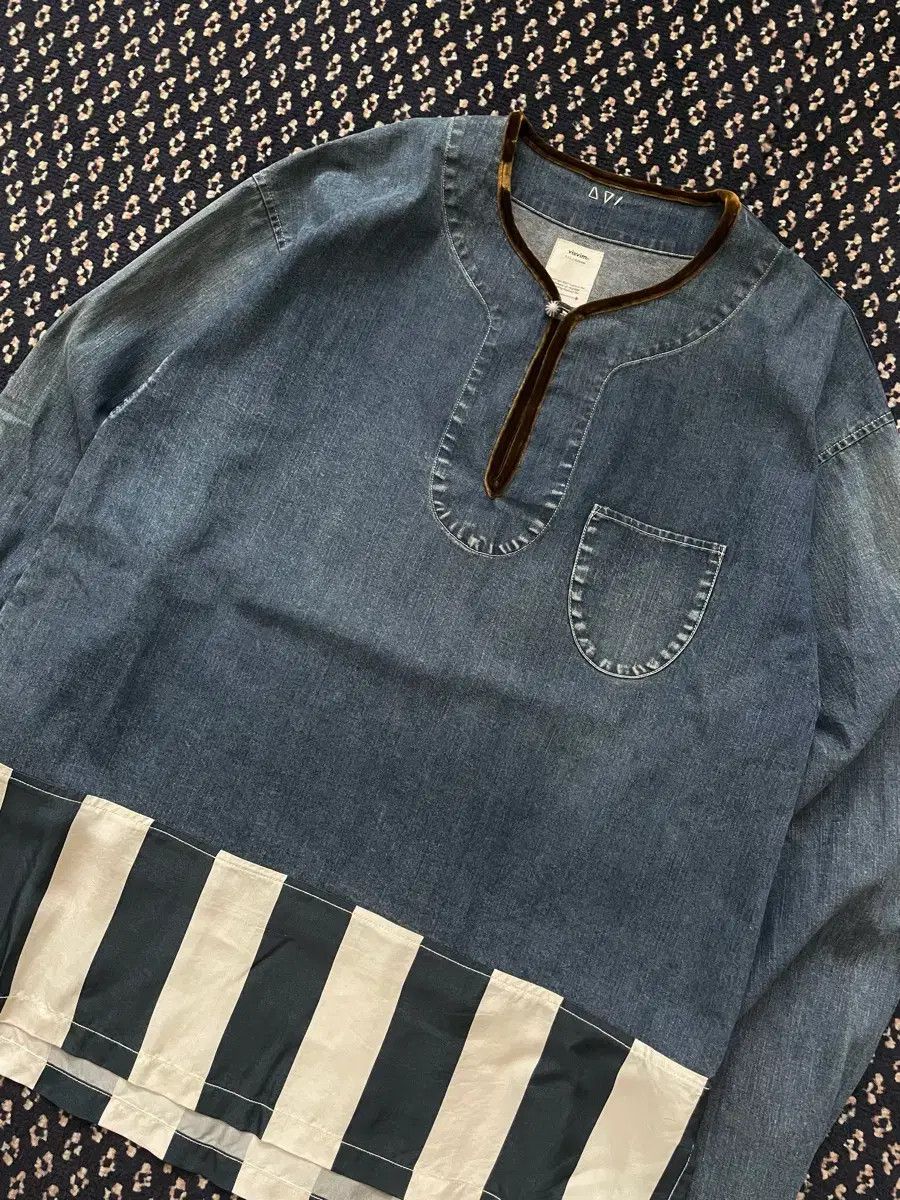 Visvim Visvim Border Tunic Striped Hem Size US M / EU 48-50 / 2 - 3 Thumbnail